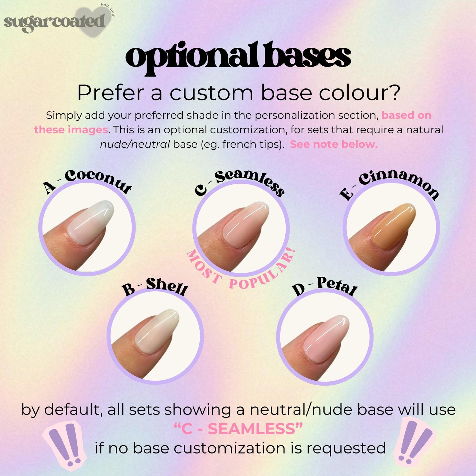 Handmade Sheer Nude 3D Wing Gold Foil Tip Long Almond Press on Nails Set