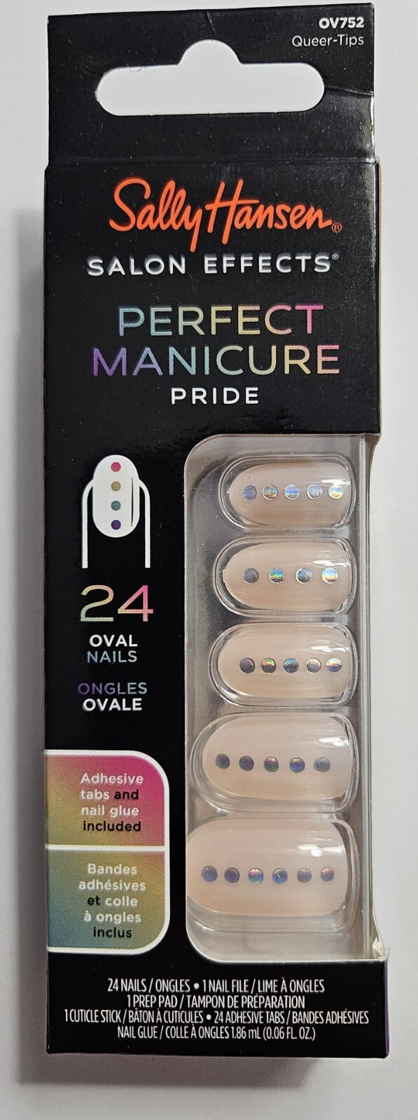 Sally Hansen Perfect Manicure Pride 24 Oval Nails 0V752 Queer-Tips