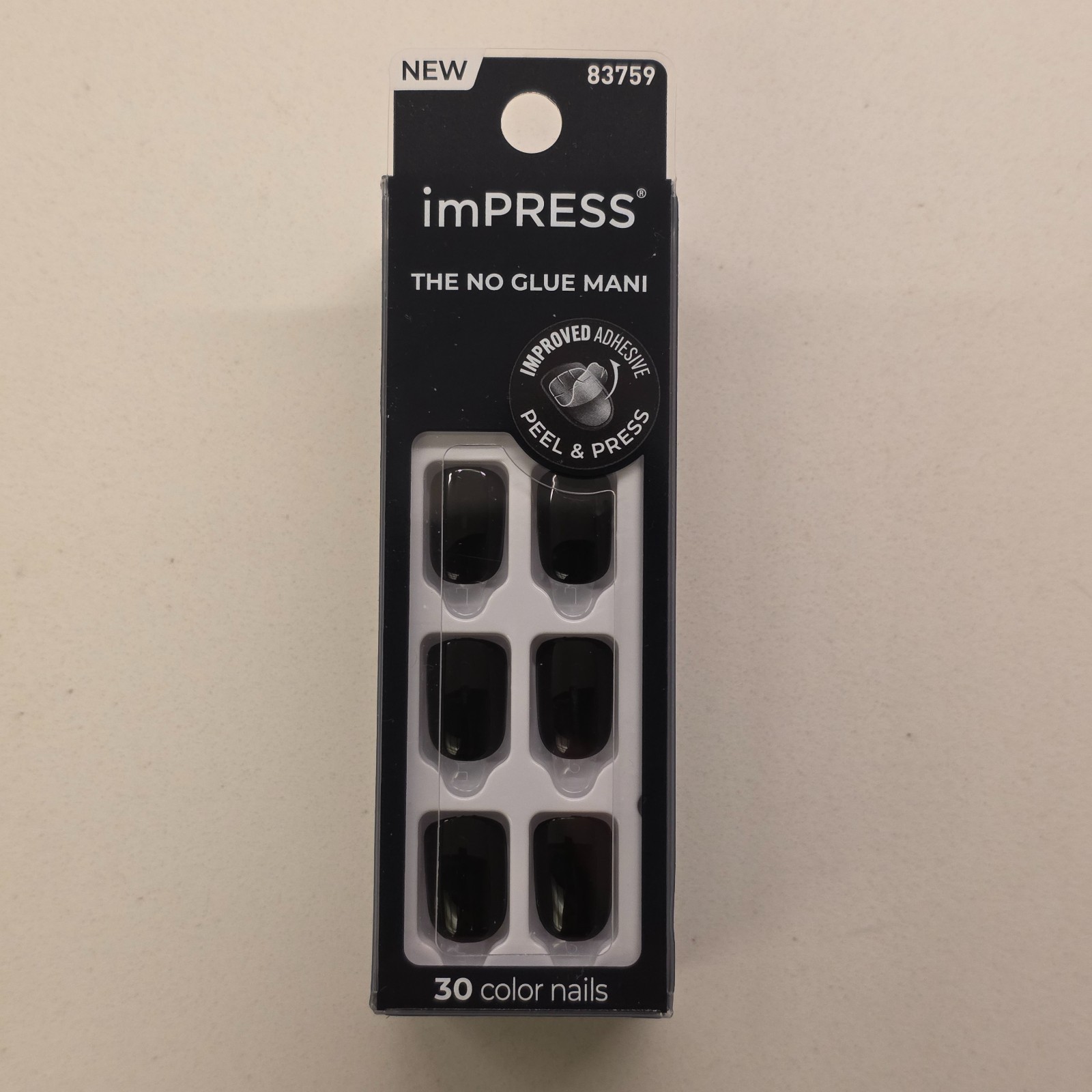 Color FX imPRESS Lot of 5 Press On Nails Gloss and Matte Black Orange Teal Blue