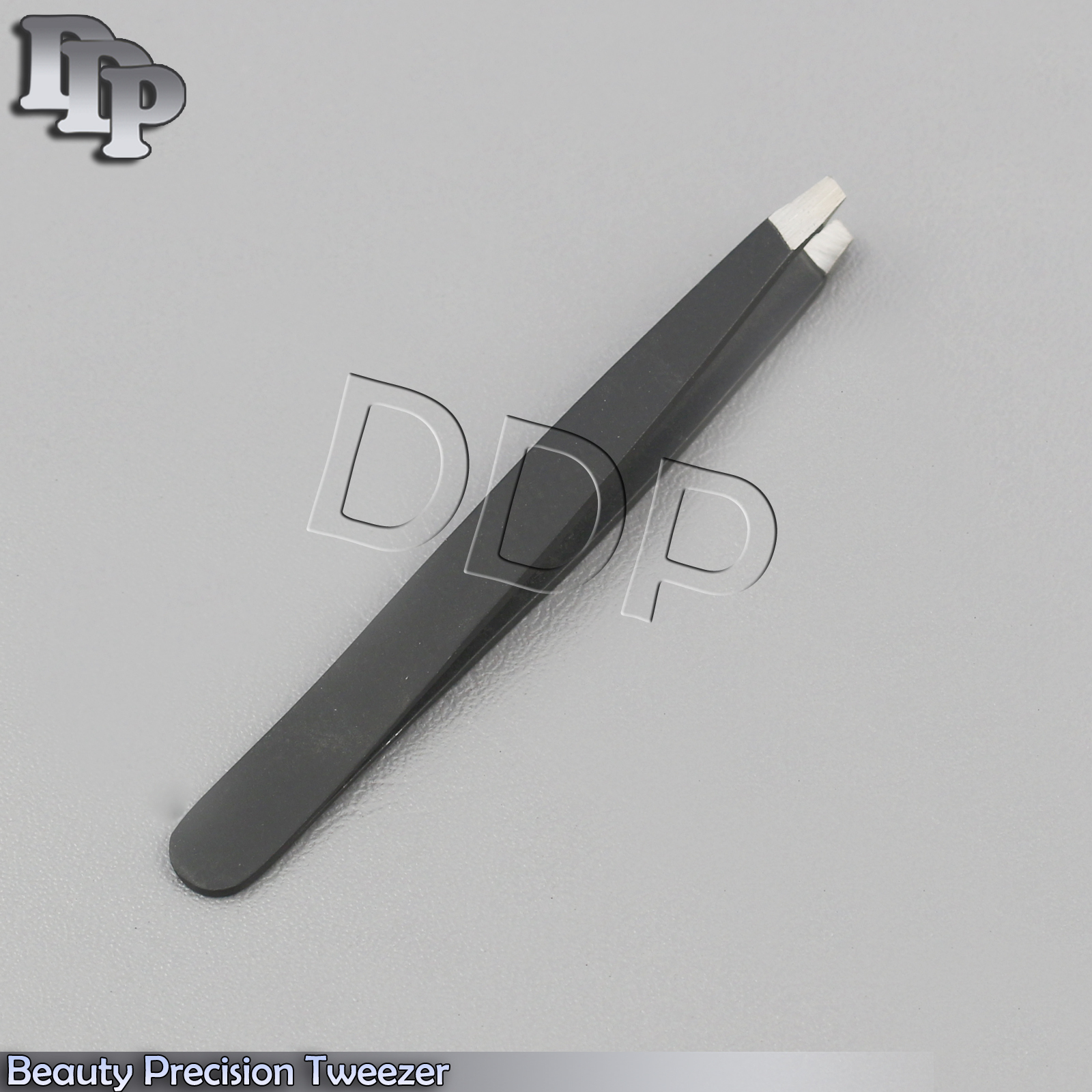 Beauty Precision Tweezers stainless steel Slanted Point Tip Tweezer
