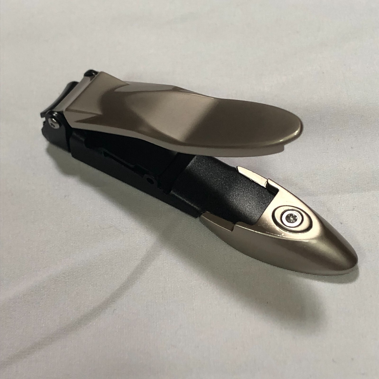 Stainless steel high-grade nail clippers nail files and cases 2 piece set JP NEW