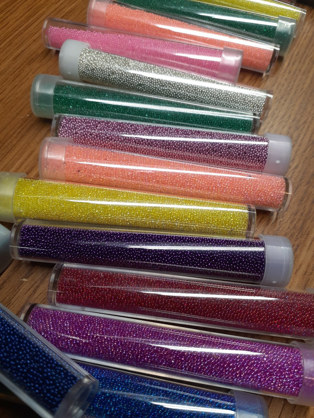 5 tube mixed colors UV Nail art Decoration caviar Micro bead craft DIY