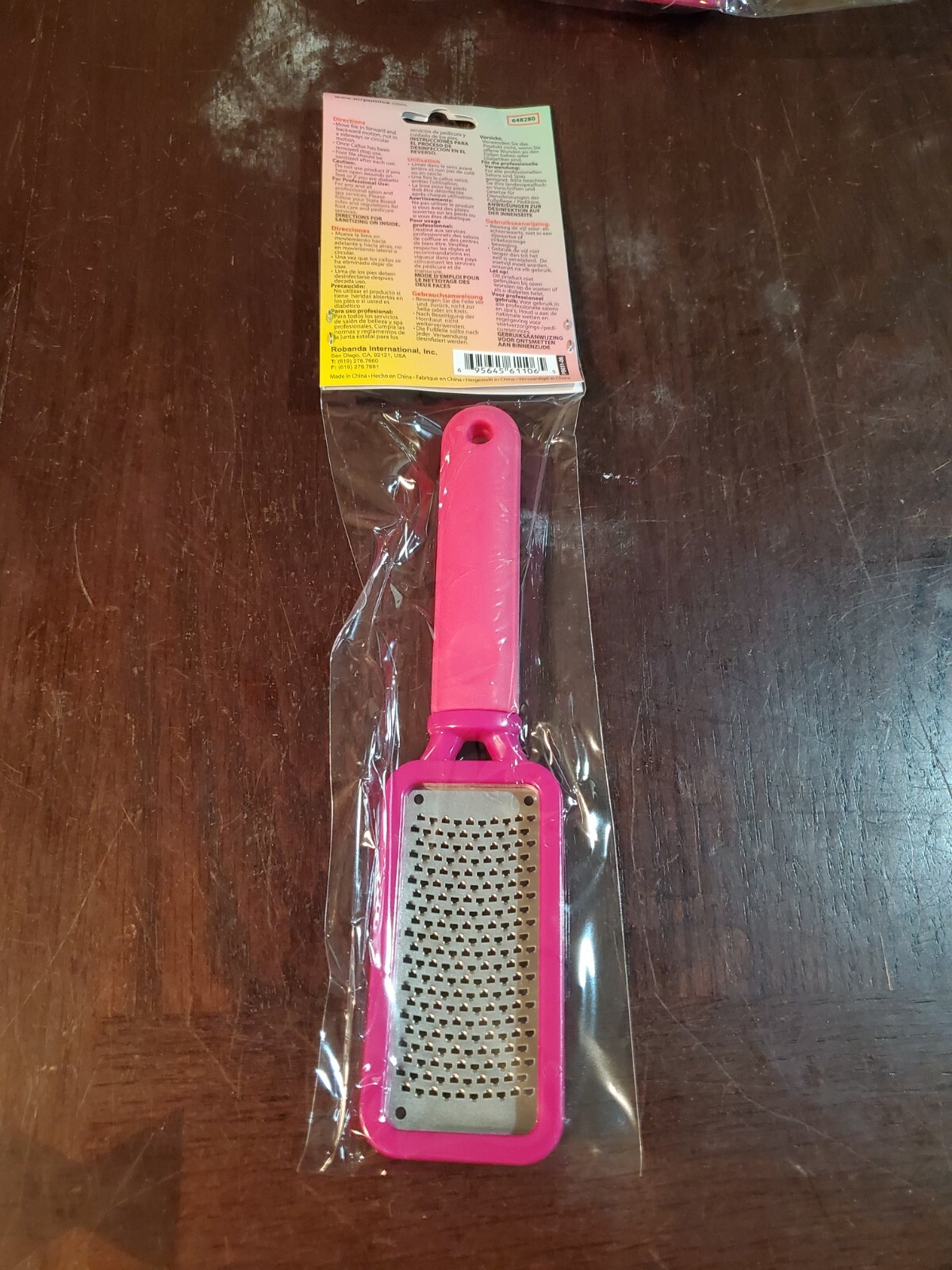 (!) Mr. Pumice Mini Metal Foot File – Pedicure Solution – PINK