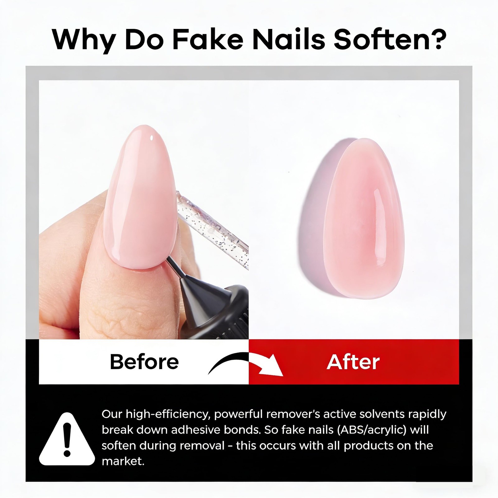 Glamonade Press on Nail Glue Remover: Pinpoint Fake 1.33 Fl Oz (Pack of 1)