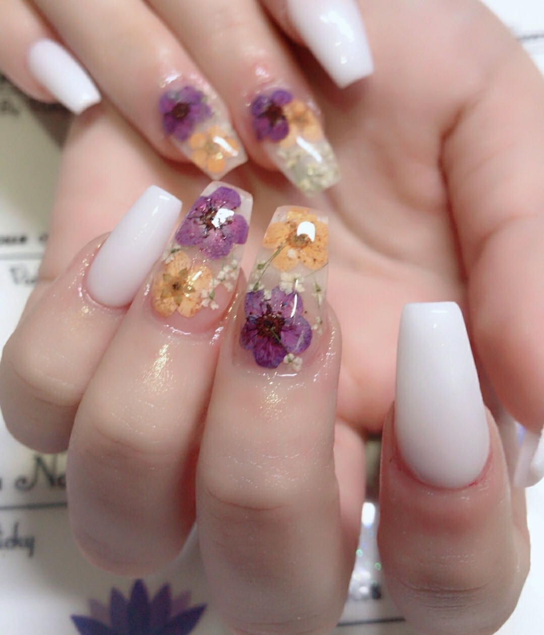 Dried flowers 50 Flowers Bundle mixed color Summer Nail Art. USA Seller