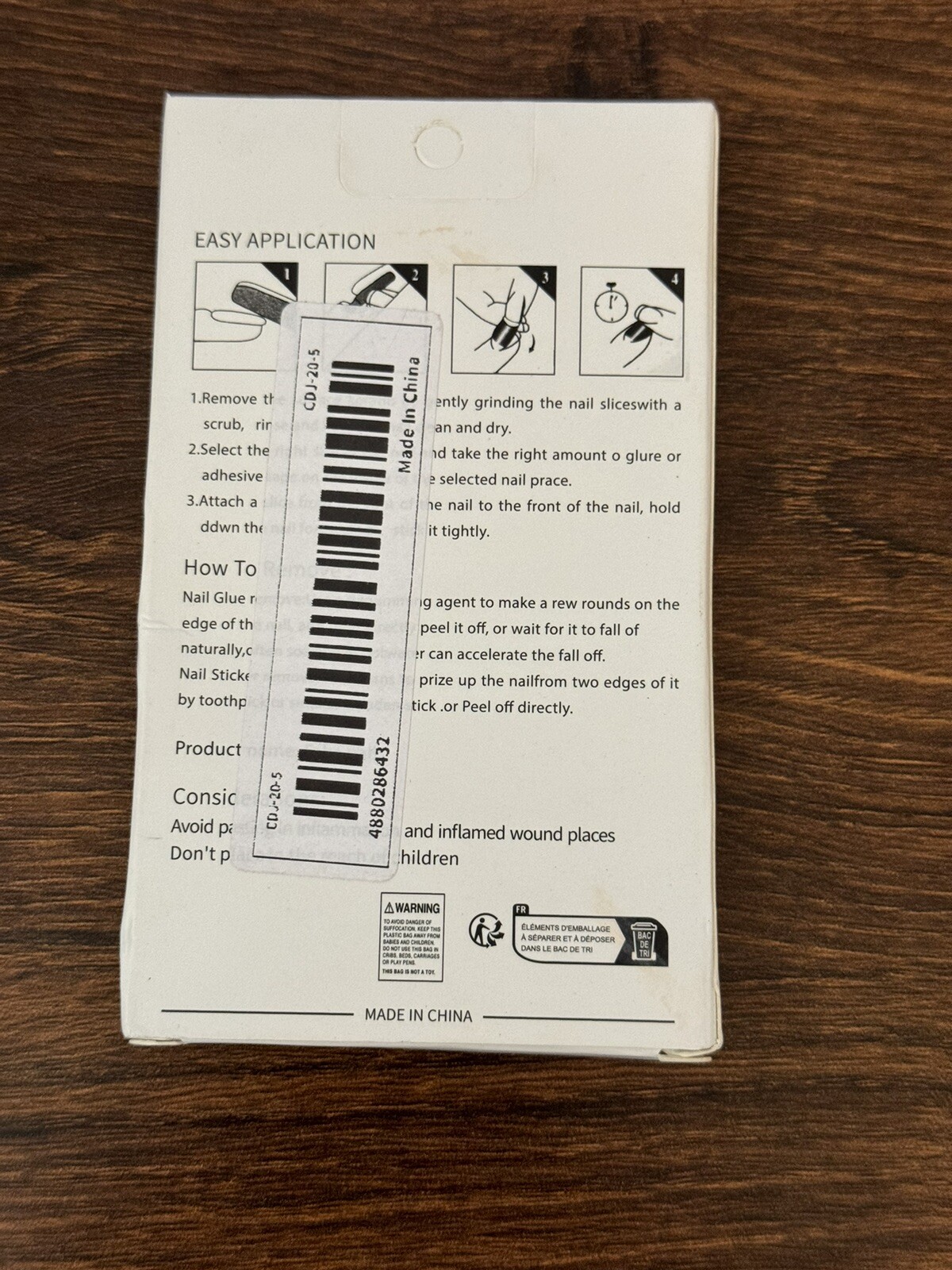 NEW Fake Nail Professional One Minute Nail Tip Easy Application
