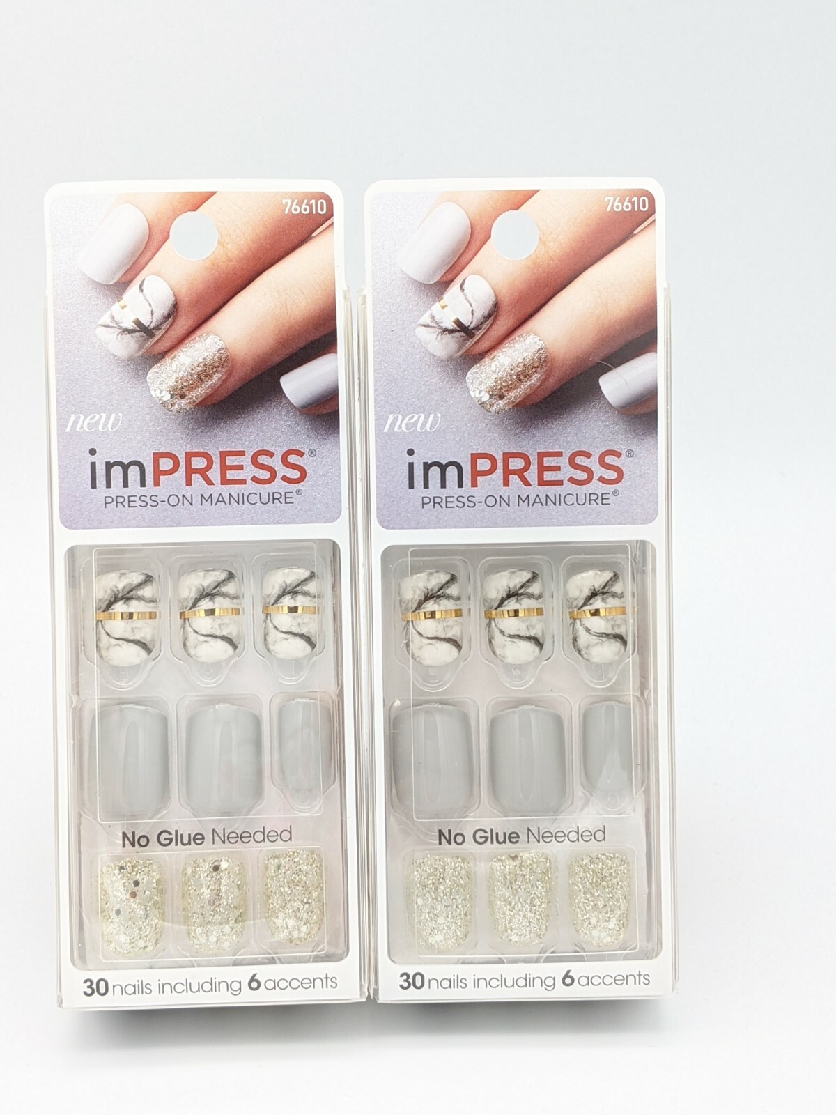 Kiss Impress Press-on Manicure #78376 YEAH BOY. Lot of 2