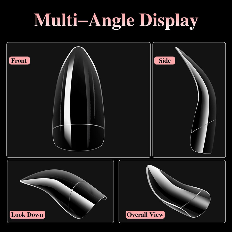 100Pcs Artistic Eagle Claw Fake Nails False Tips Extension Fashionable Nail Art