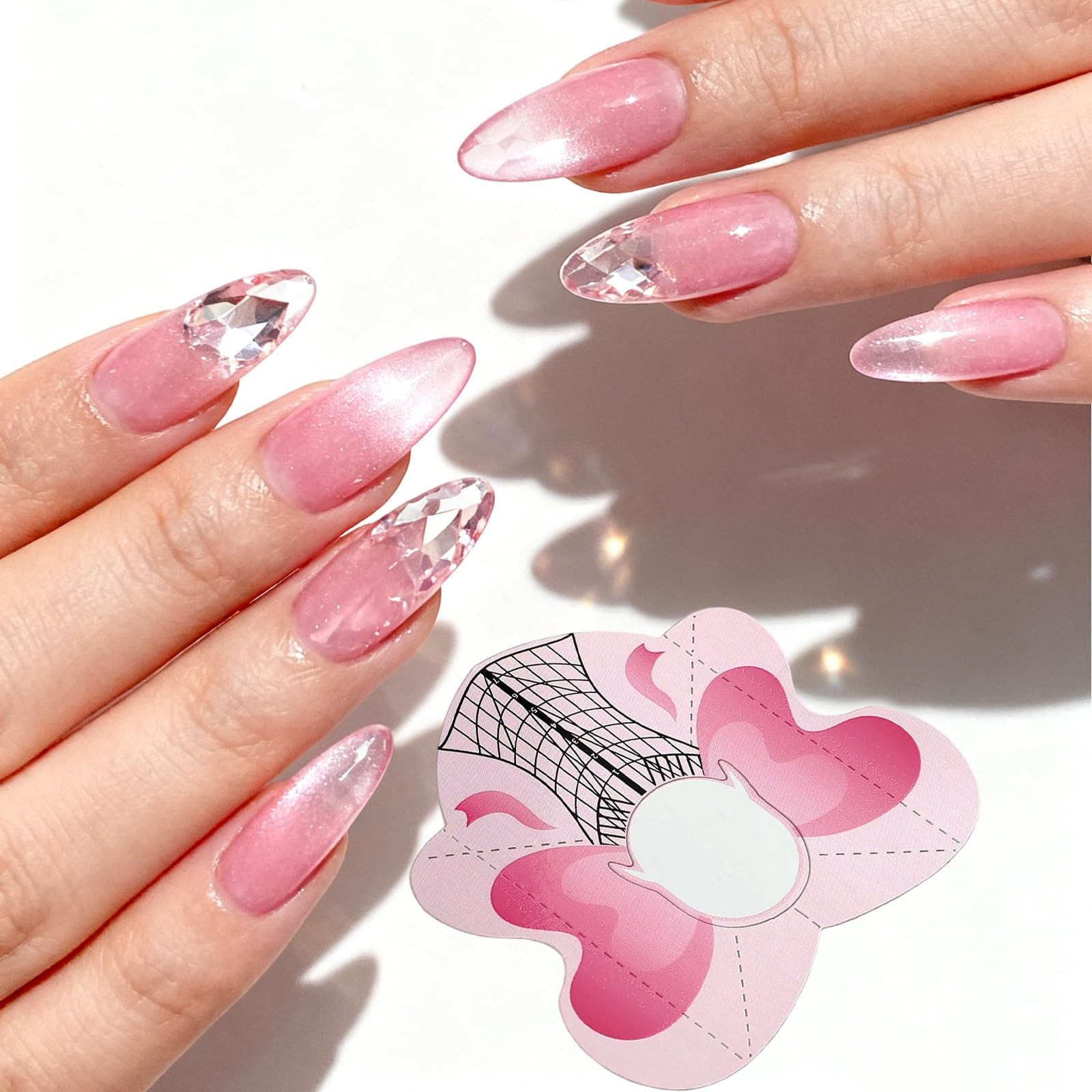 Nail Forms for Builder 100Pcs Nail Extension Stickers for Acrylic