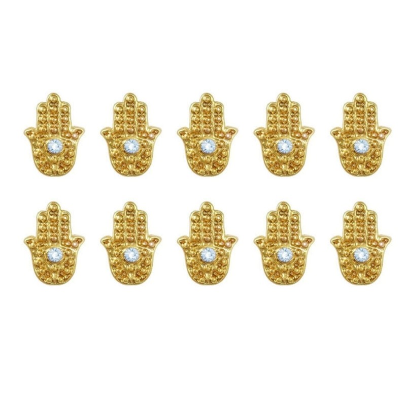 10PCS Egyptian Pharaoh Nail Art Decorations Cleopatra Nail Art Charm Decorations