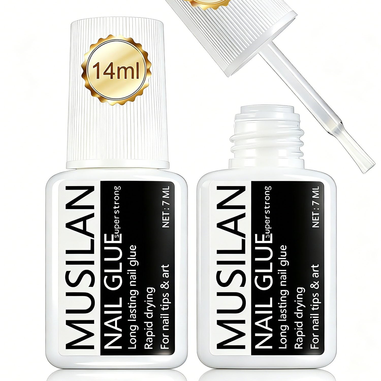 Nail Glue for Press On Nails, Professional Nail Tip Glue, Super Strong Nail G…