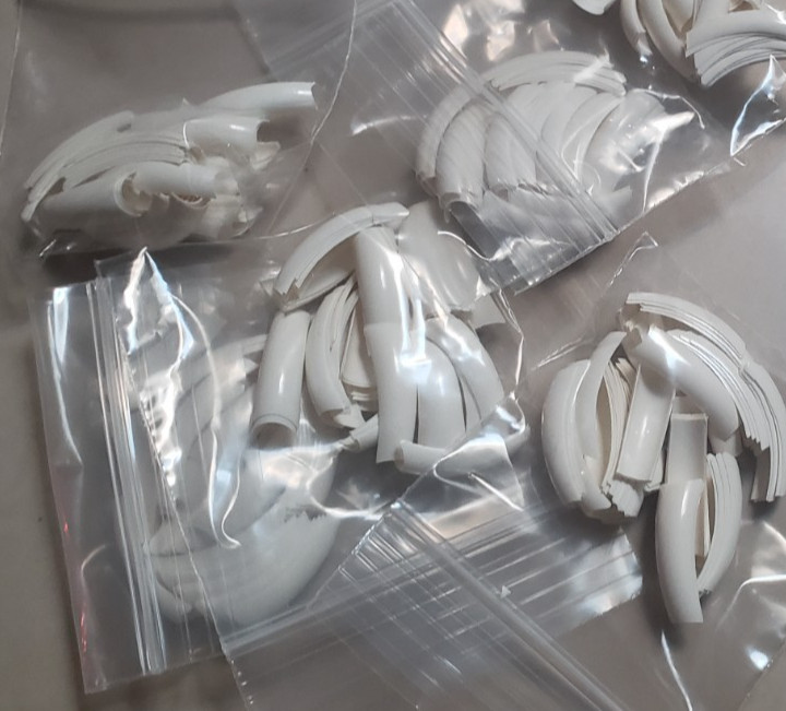 nail tips white number 7 (5000 pcs)