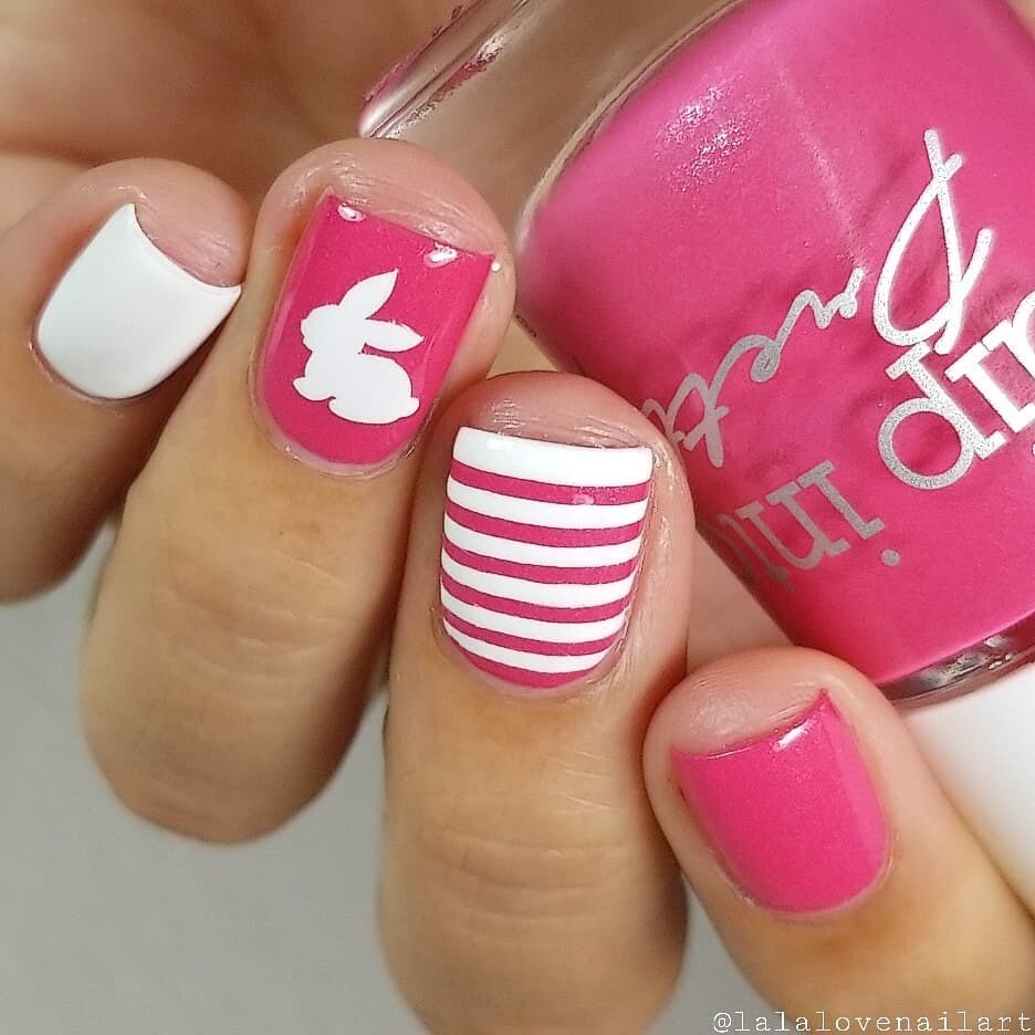 Bunny Stencils for Nails, Easter Nail Stickers, Nail Art, Nail Vinyls