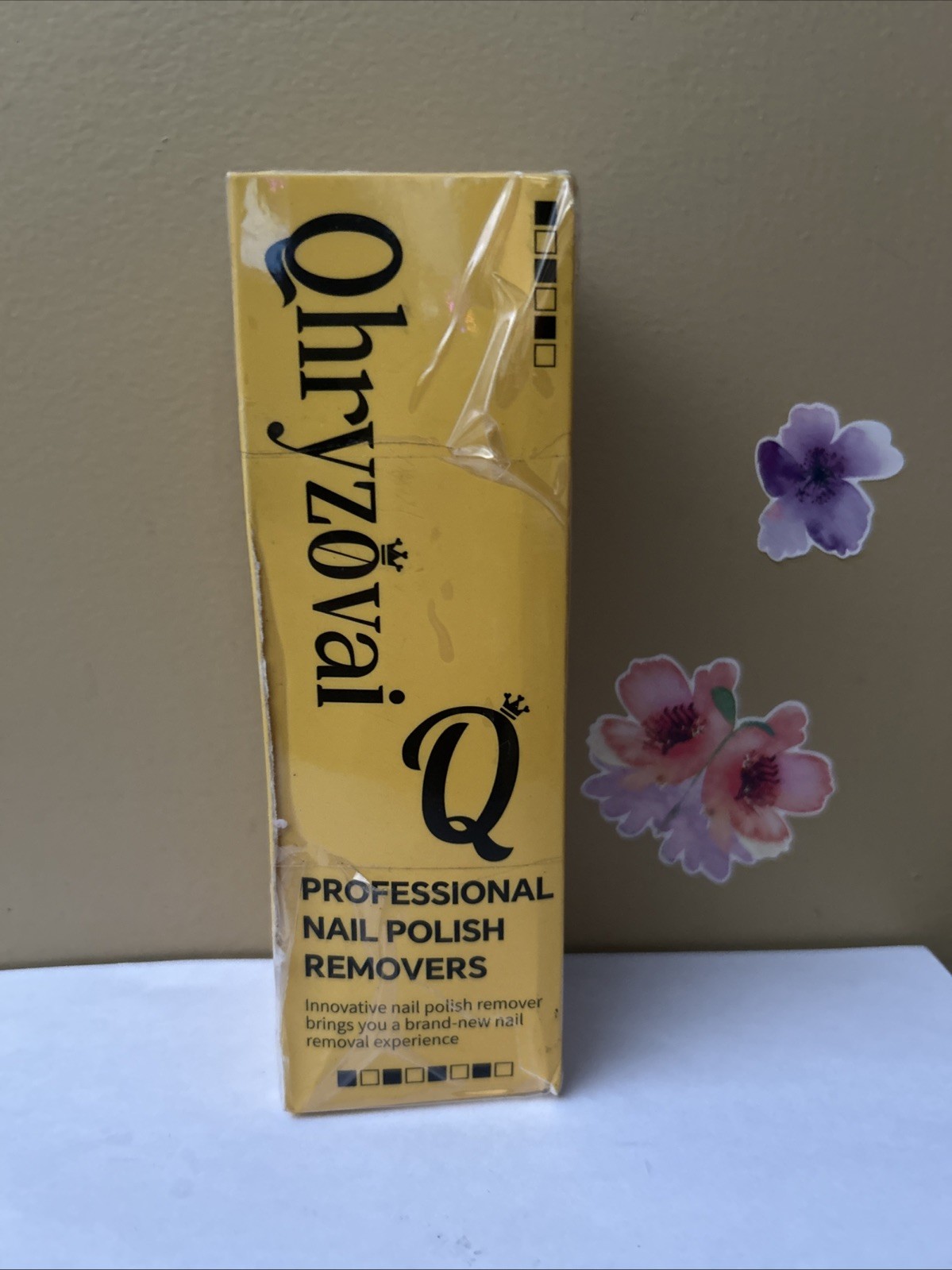 Qhryzoval Acetone Nail Polish Remover: 8 Fl Oz (Pack of 1), Exp. 09/2026