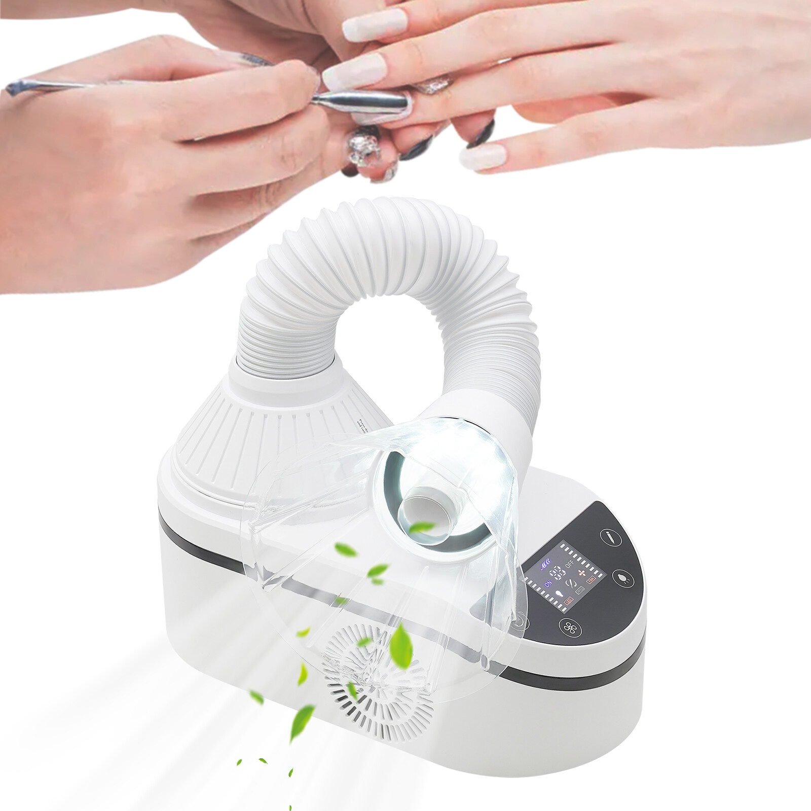 Nail Dust Collecting Machine, Adjustable Speed Grinding Cleaning Machine Salon