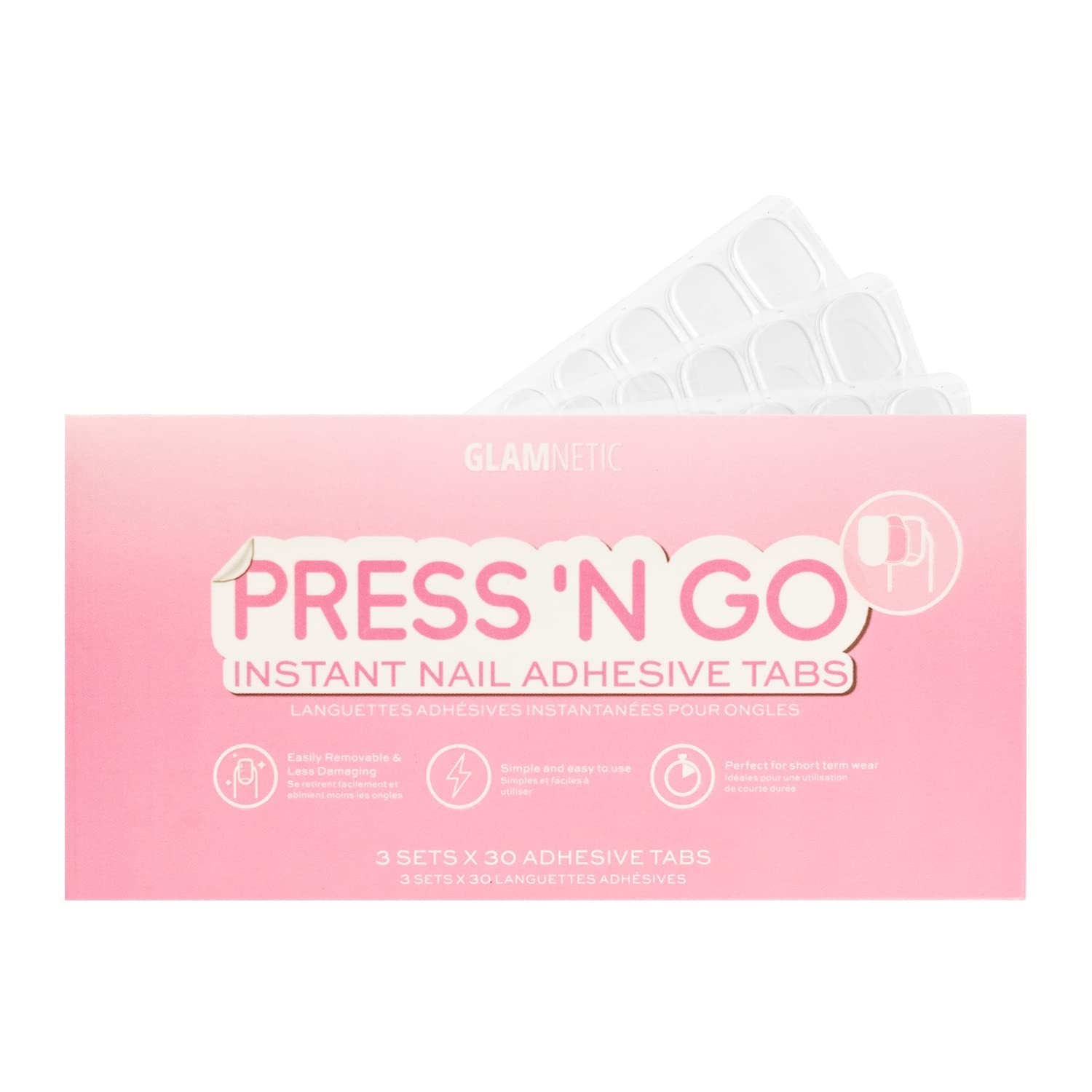 Press ‘n Go Instant Nail Adhesive Tabs | Short Term Wear, Easily Removable & …