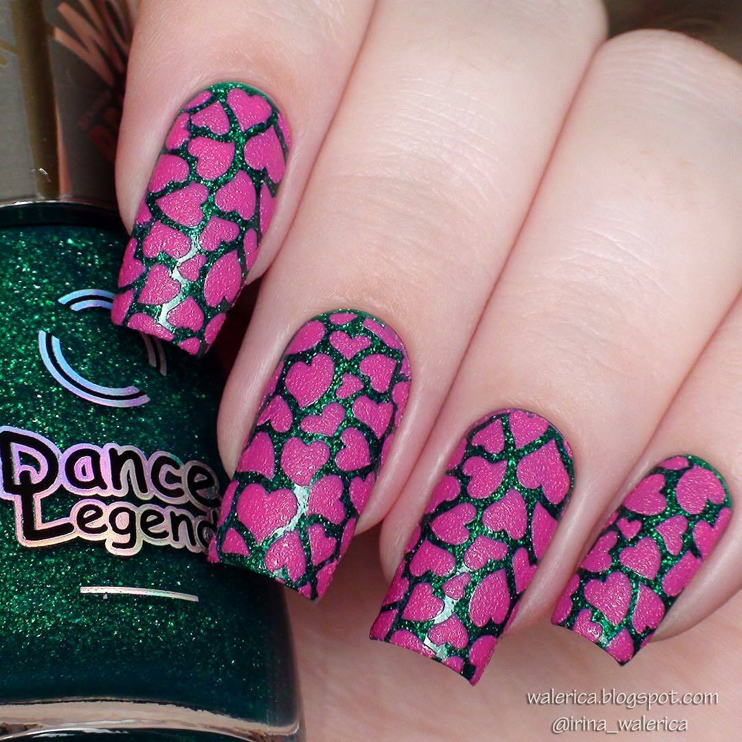 Whats Up Nails Heart stencils for nails, nail stickers, nail art, nail vinyls