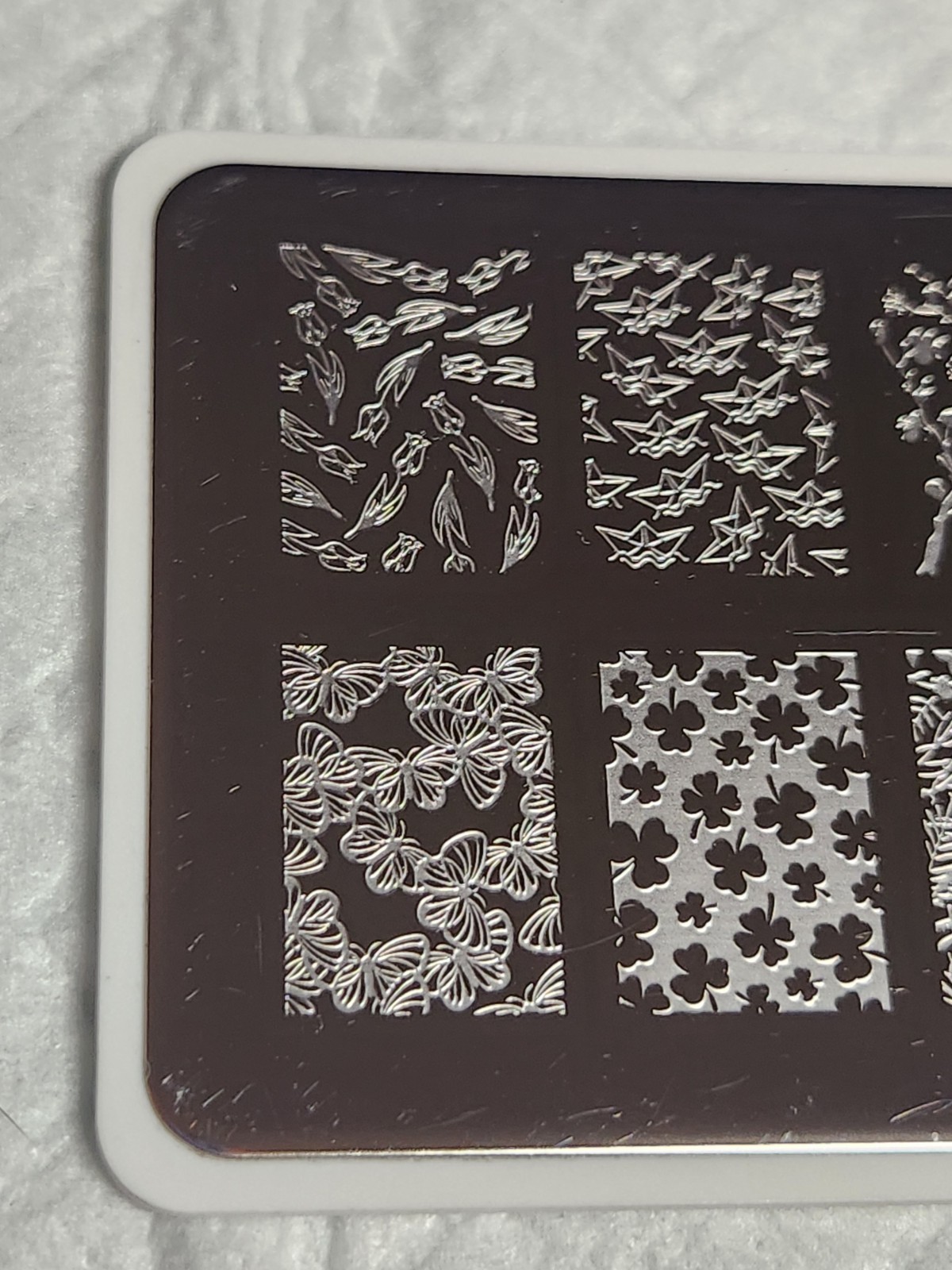What’s Up Nail Stamping Plate B045 – Sprung on Spring
