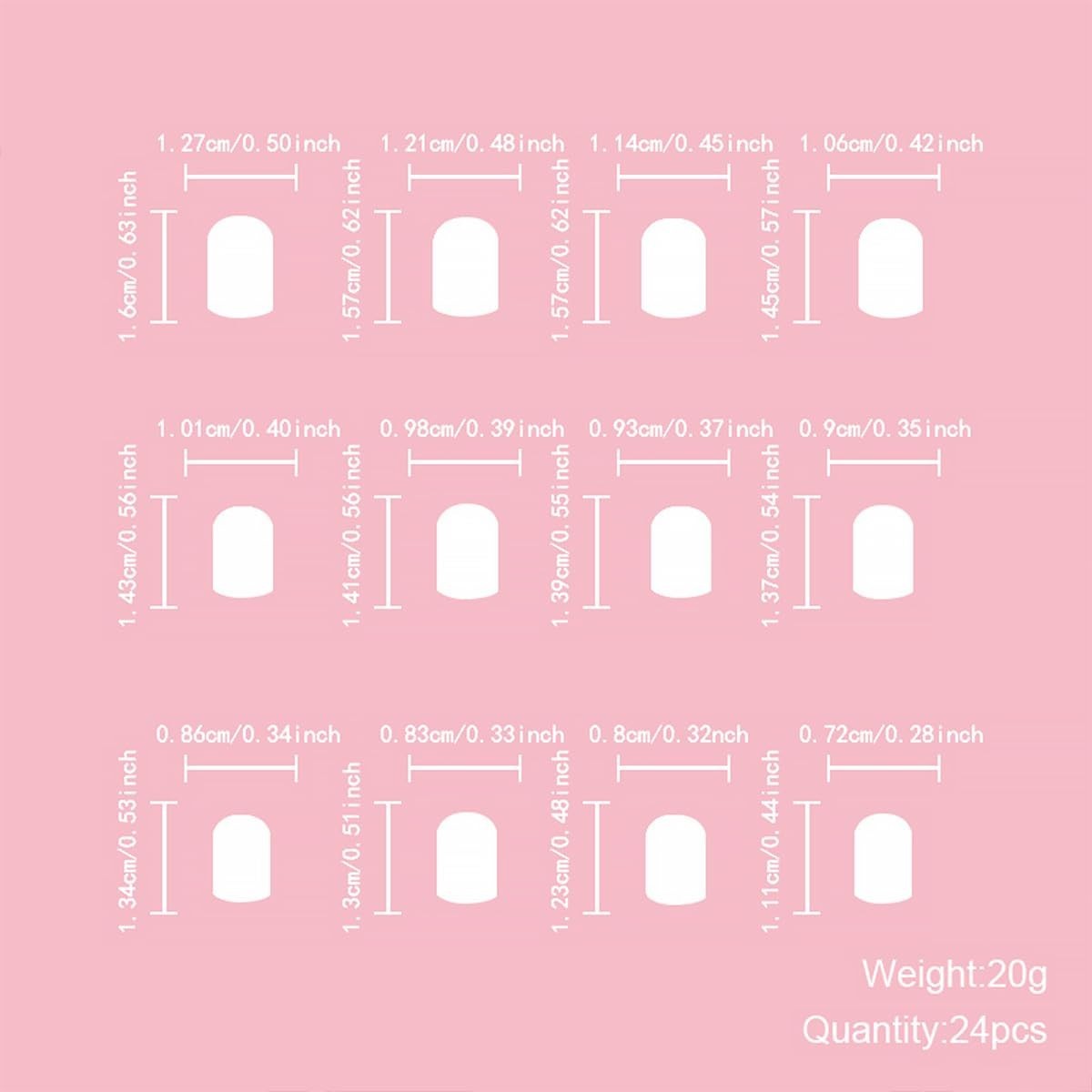 24Pcs French Tip Press on Nails Short Square Fake Nails with Black White Desi…
