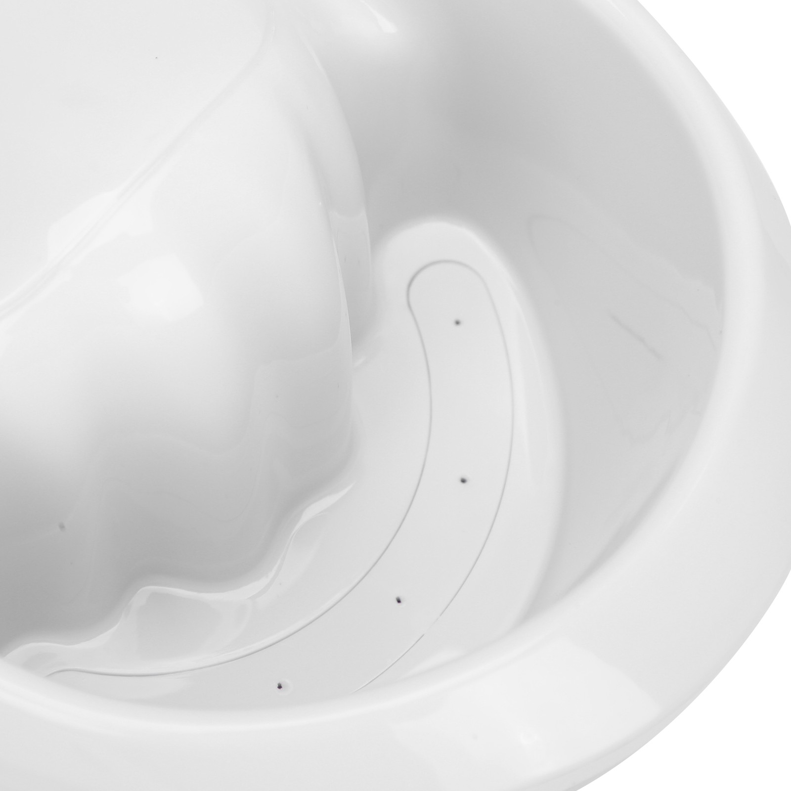 Electric Nail Soaking Bowl Bubble Vibration Hand Spa Massage Machine Manicure US