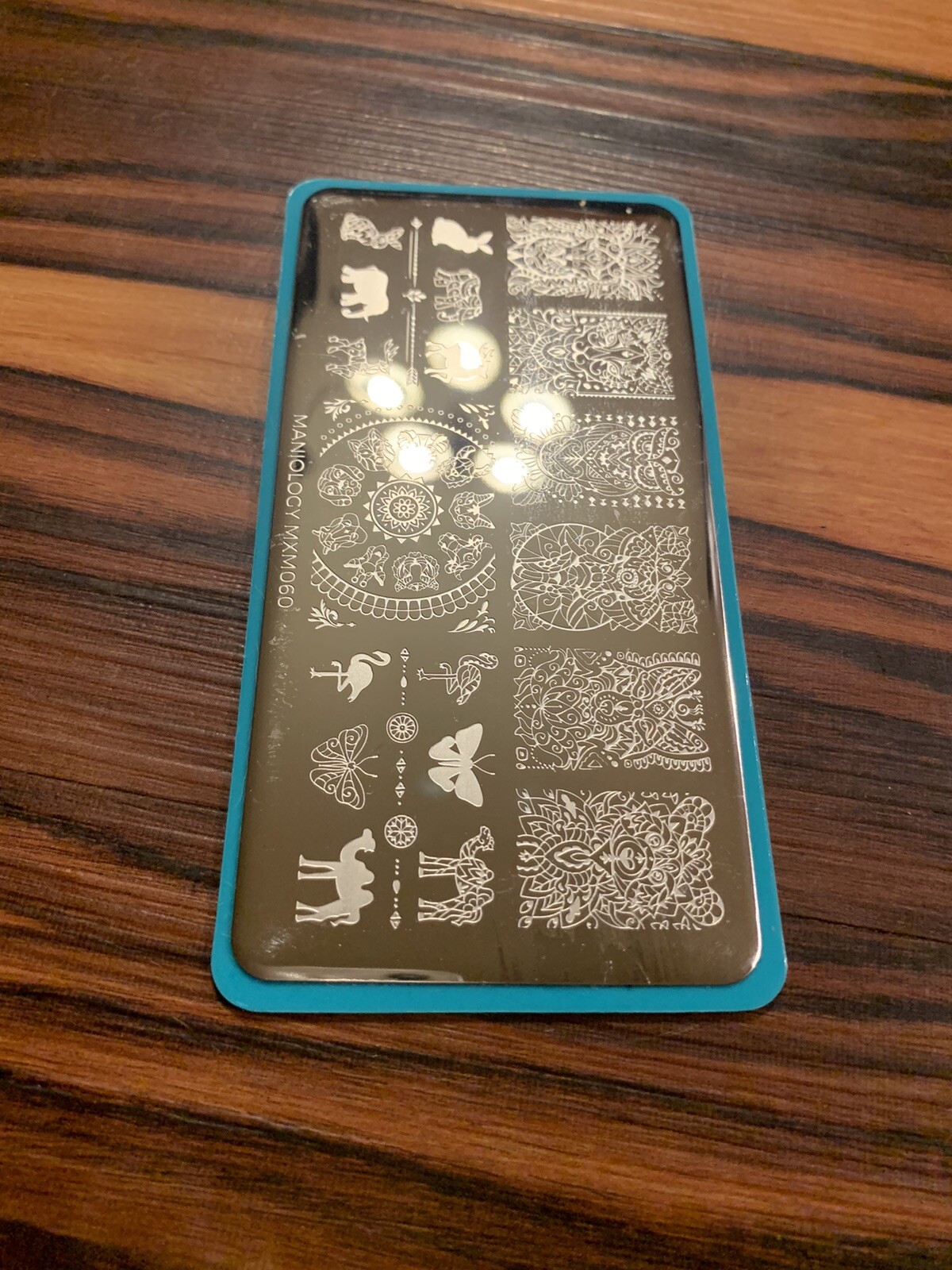Maniology MXM060 Tribal Aztec Zodiac Animal Nail Art Stamping Plate