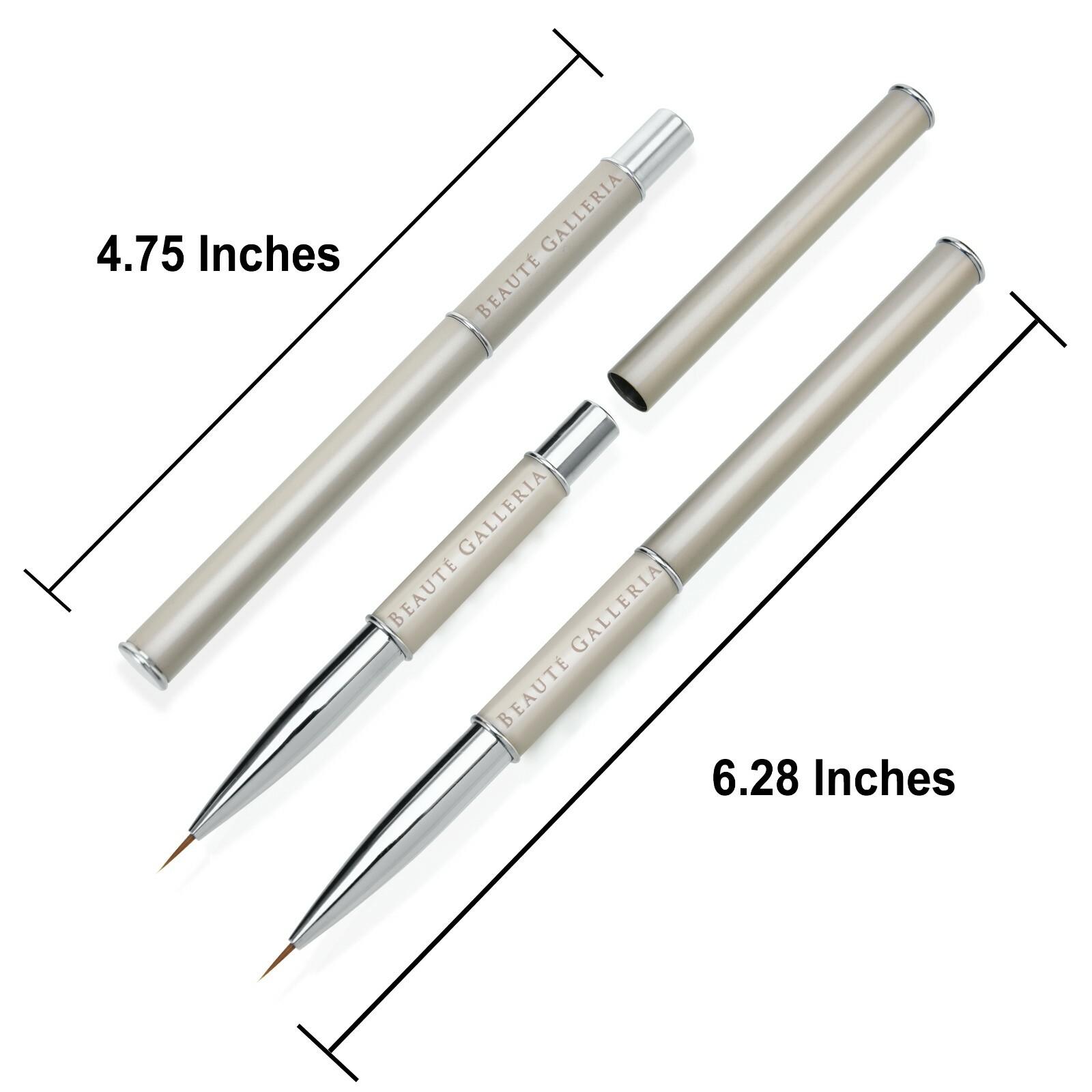 1pcs Kolinsky Acrylic Nail Art Liner Striping Brush Fine Line Detail Painting