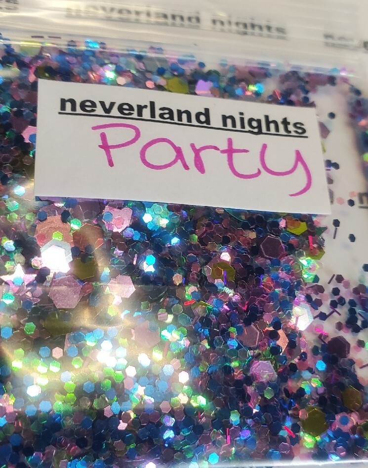 “Party” Metallic glitter mix for nails, acrylic, crafts 1.5 tsp