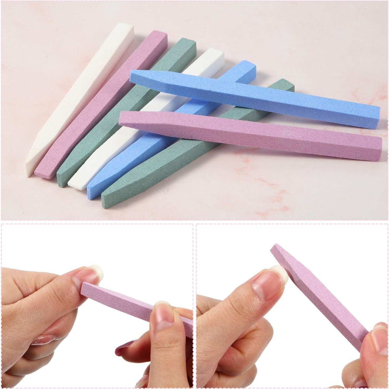 Stone Nail File Pumice Sti for Finrnails Pumice Ro Nail
