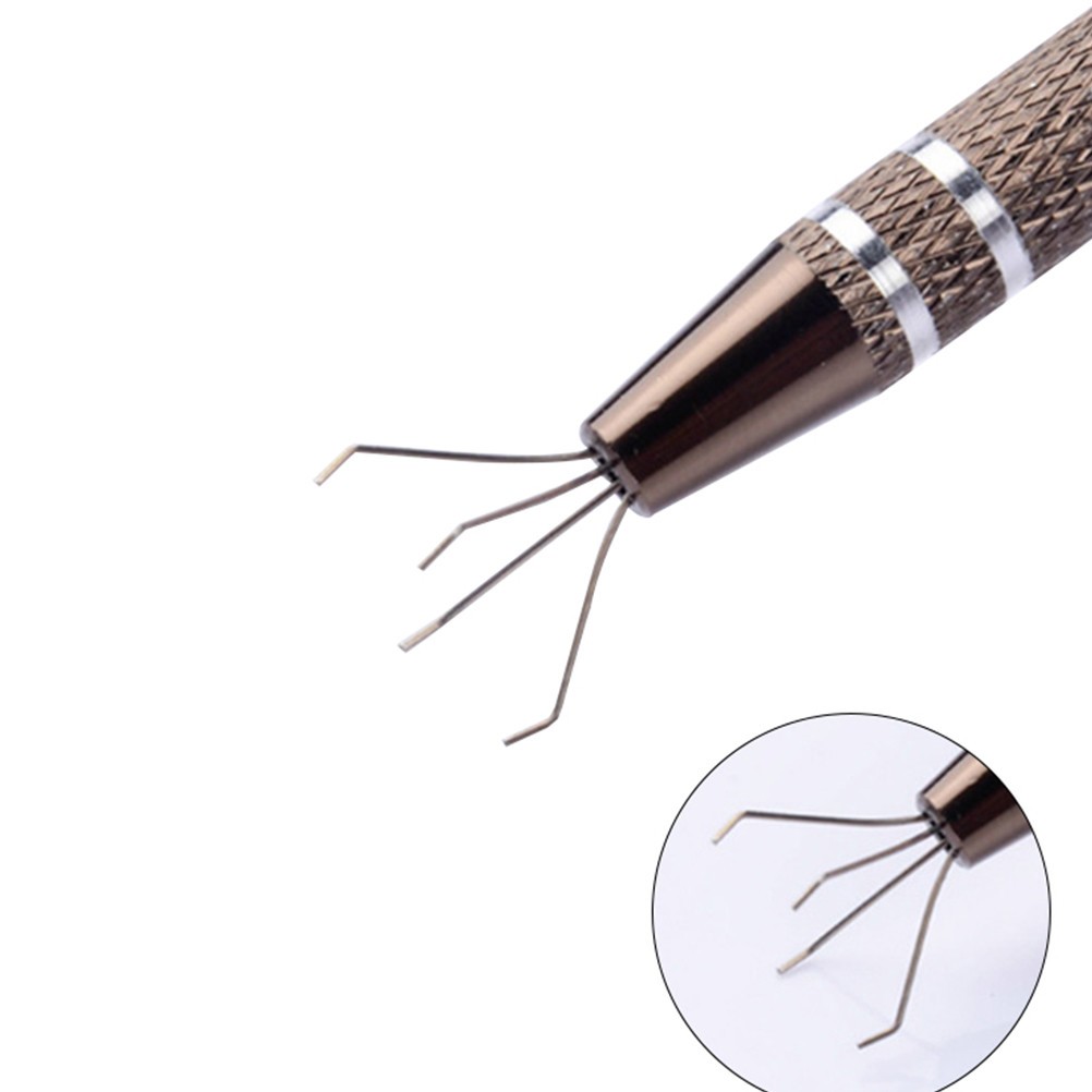2 Pcs Small Nail Brush Accessories for Technician Cotton Claw Art Sculpture Pen