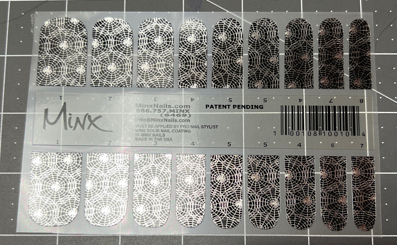 Minx Foil Nail Cover Nail Art Sticker Manicure Wraps