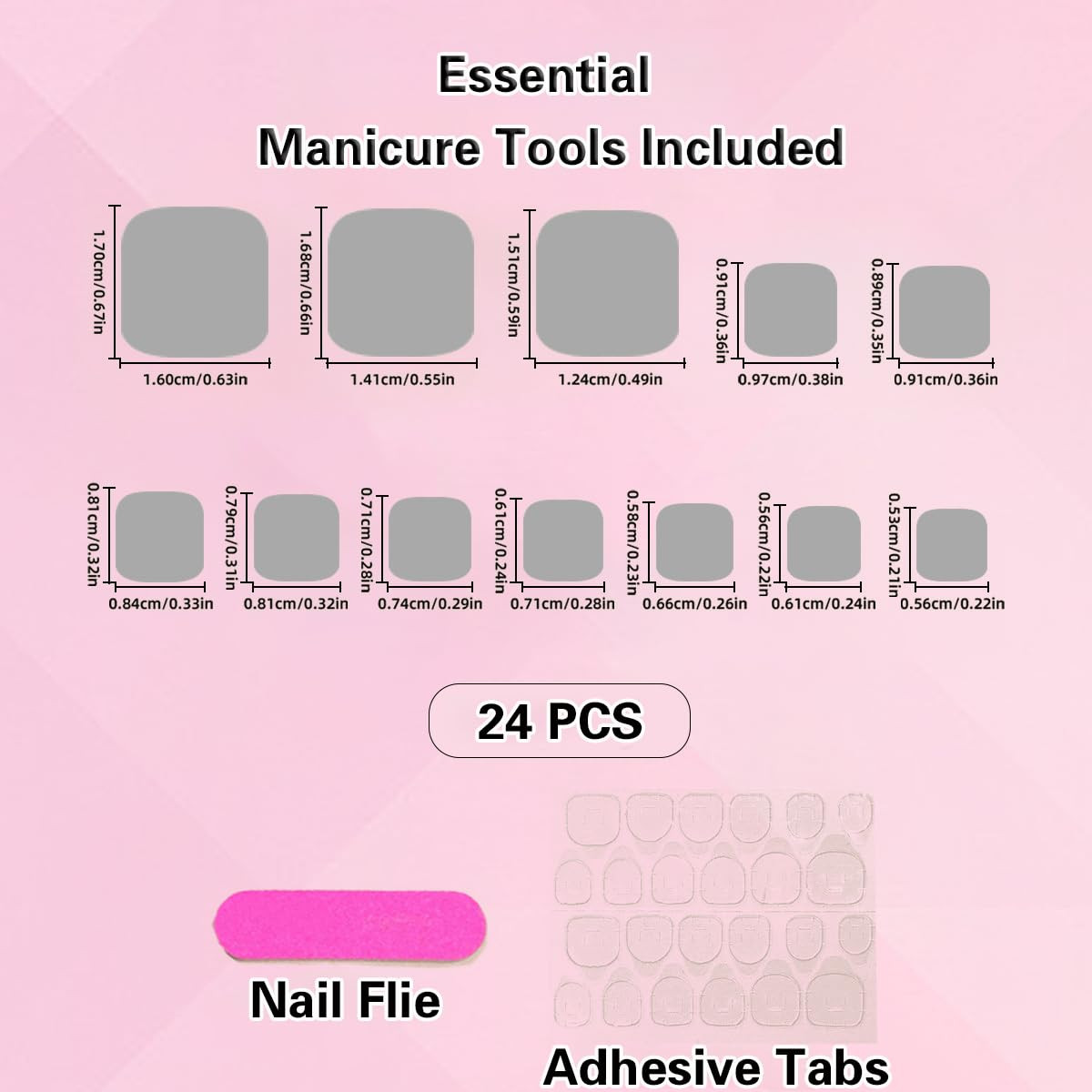 French Tip Red Press on Toenails for Women White Toe Nail Press Ons | Fantasy