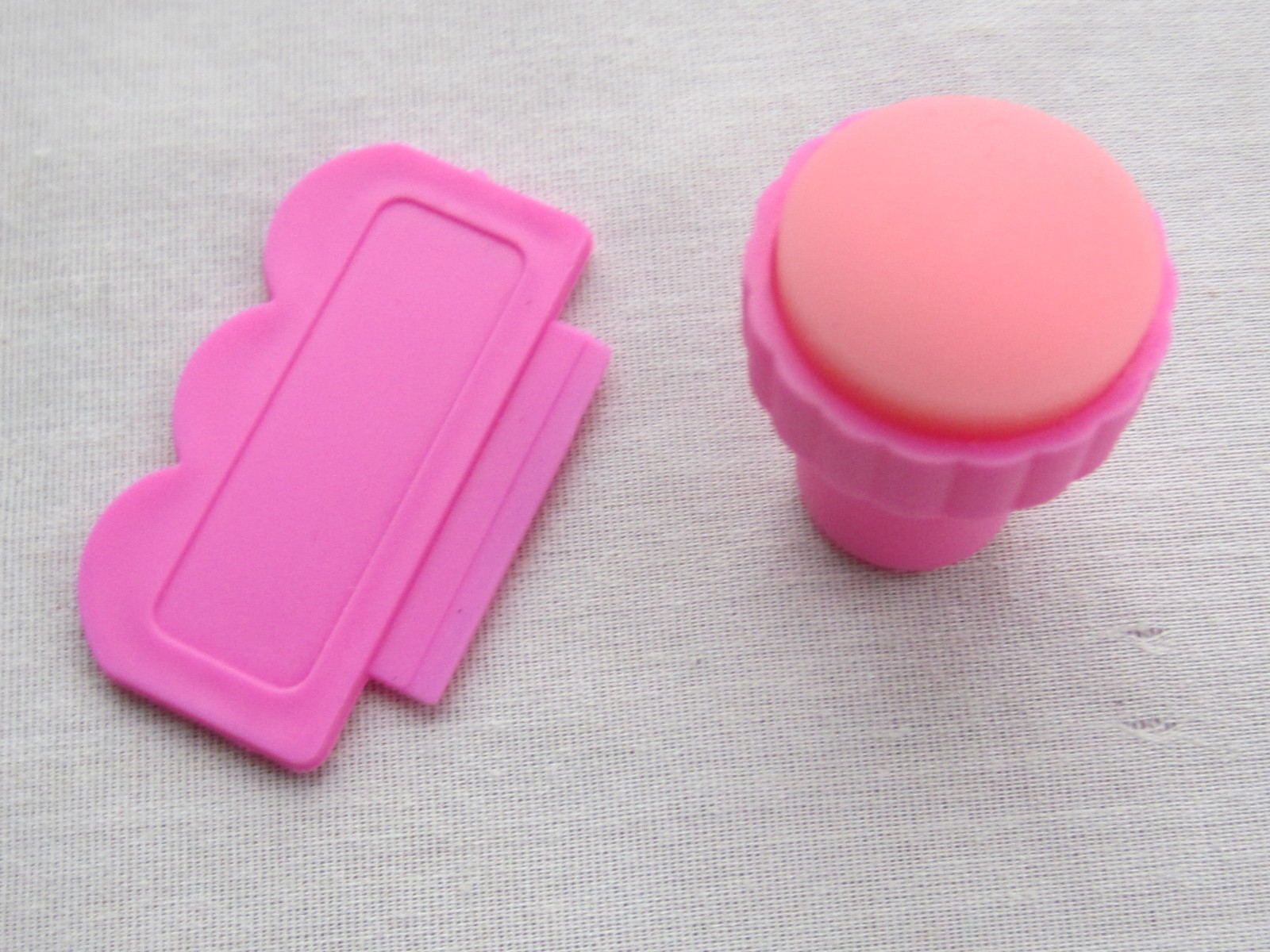 2Pcs Women Nail Art Image Plate Stamper Scraper Manicure Stamping Tool Kit