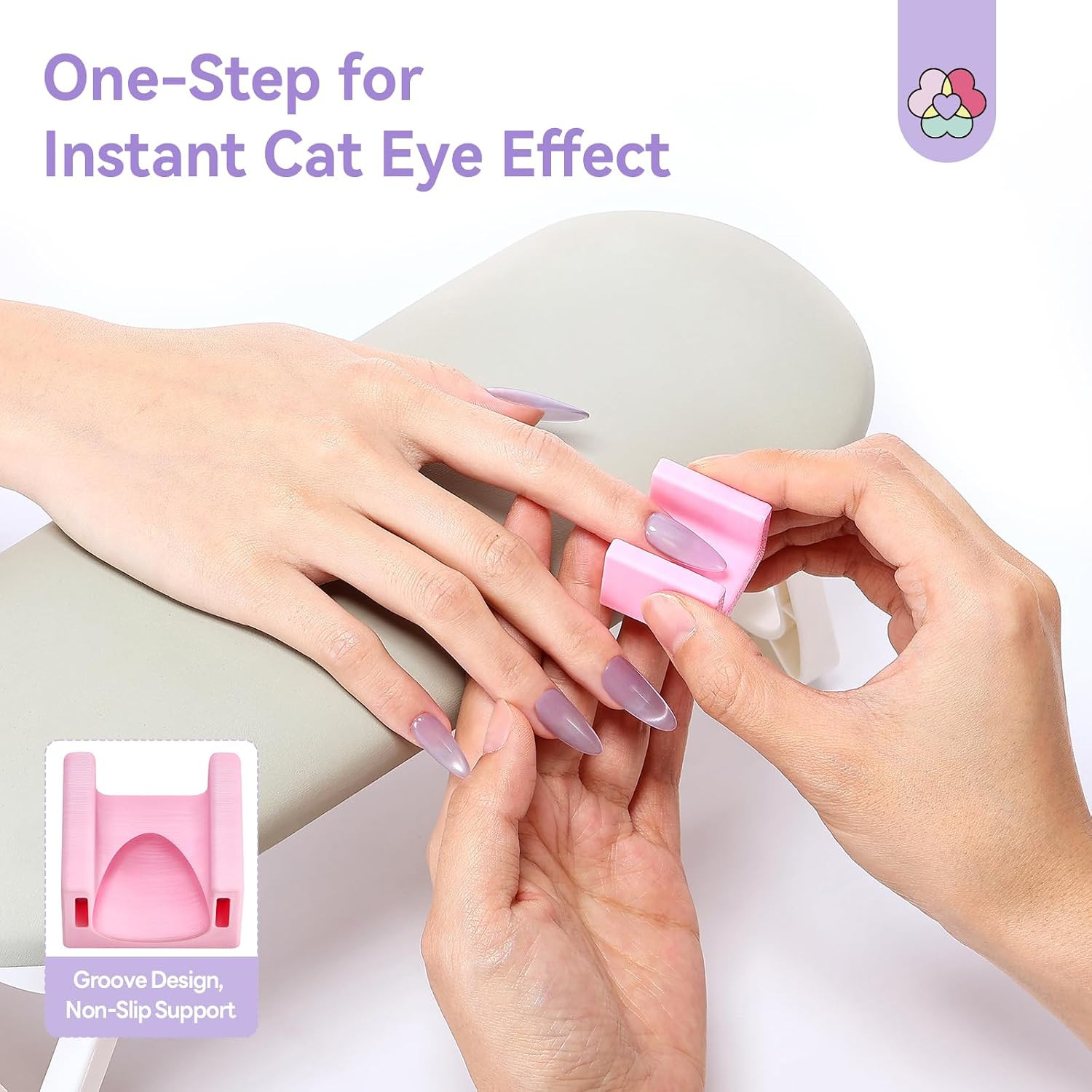 One-Step 5D Cateye Magnet for Nails: Ultra-Strong Magnatic Cat Eye Magnet Beginn