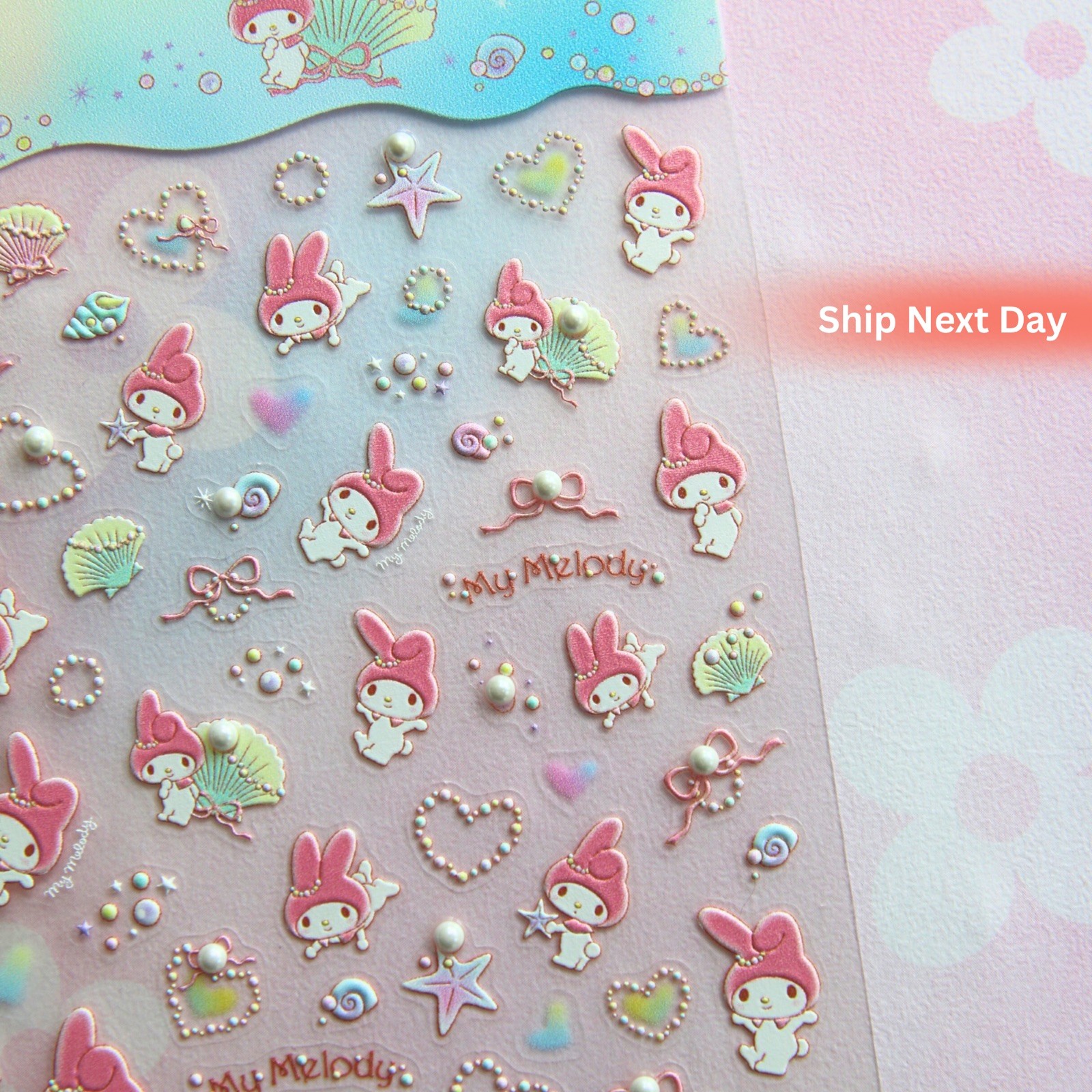 3D Cute Nail Stickers Sanrio Charaters Nail Stickers Nail Supplies for DIY Nail