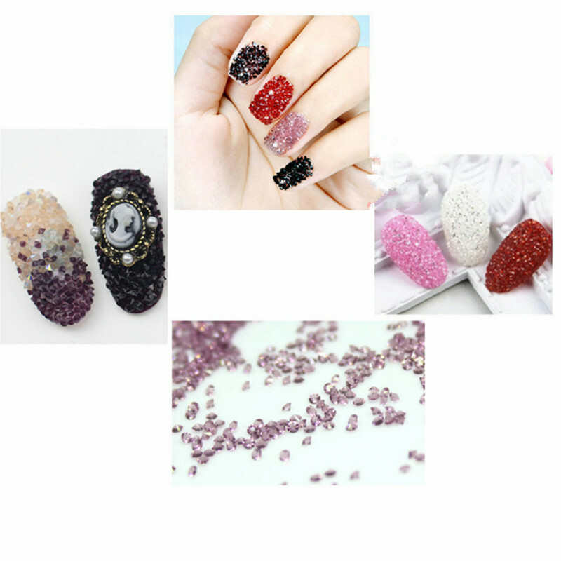3000 – 9000Pcs Crystal Pixie 3D Nail art Micro Zircon 1.1mm Mini Rhinestones DIY