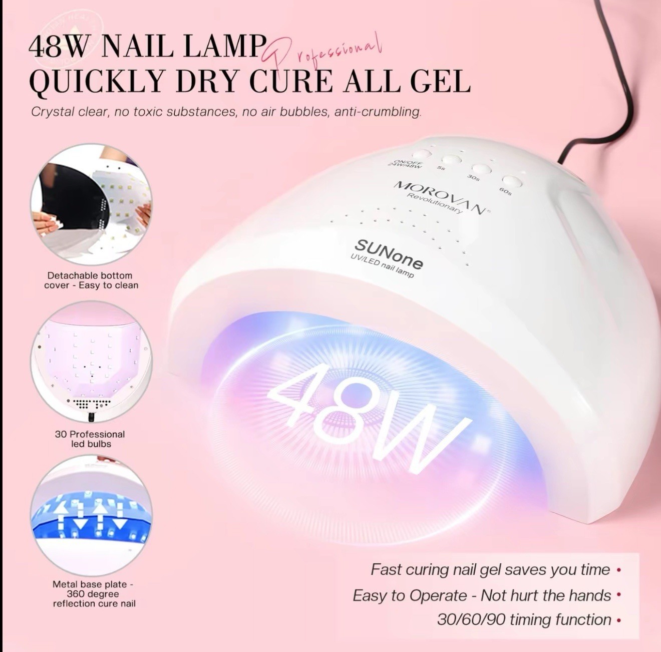 Morovan Poly Gel Nail Kit: Starter Kit 8 Pcs All Season