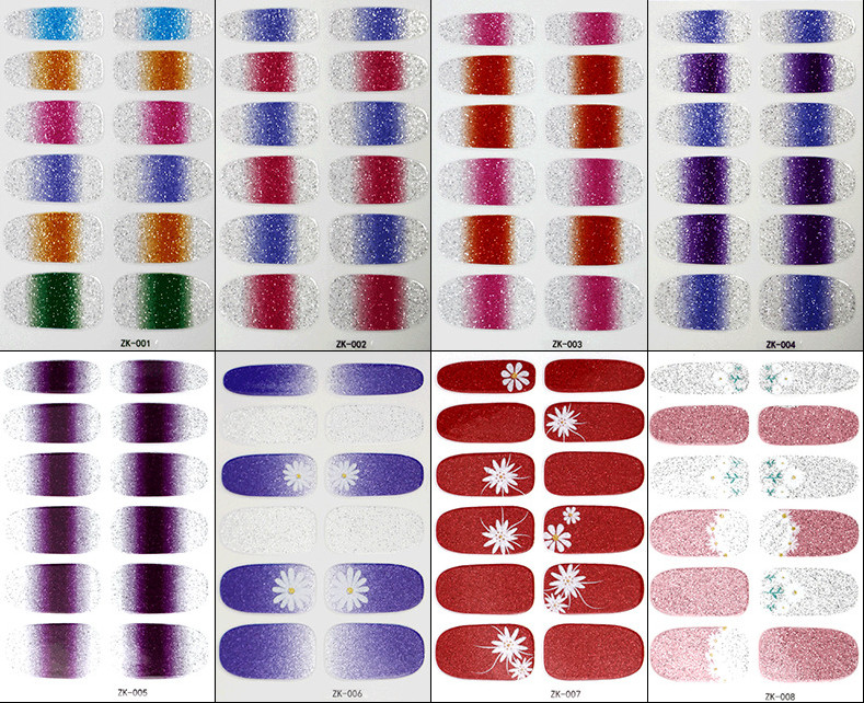 Nail Art Stickers Self Adhesive Polish Wraps Full Cover Beauty Nail Sticker NS29