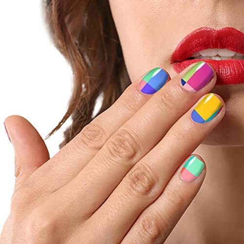 12 Sheets Aurora Gradient Color Nail Polish Strips with Nail File 12 Sheets-01