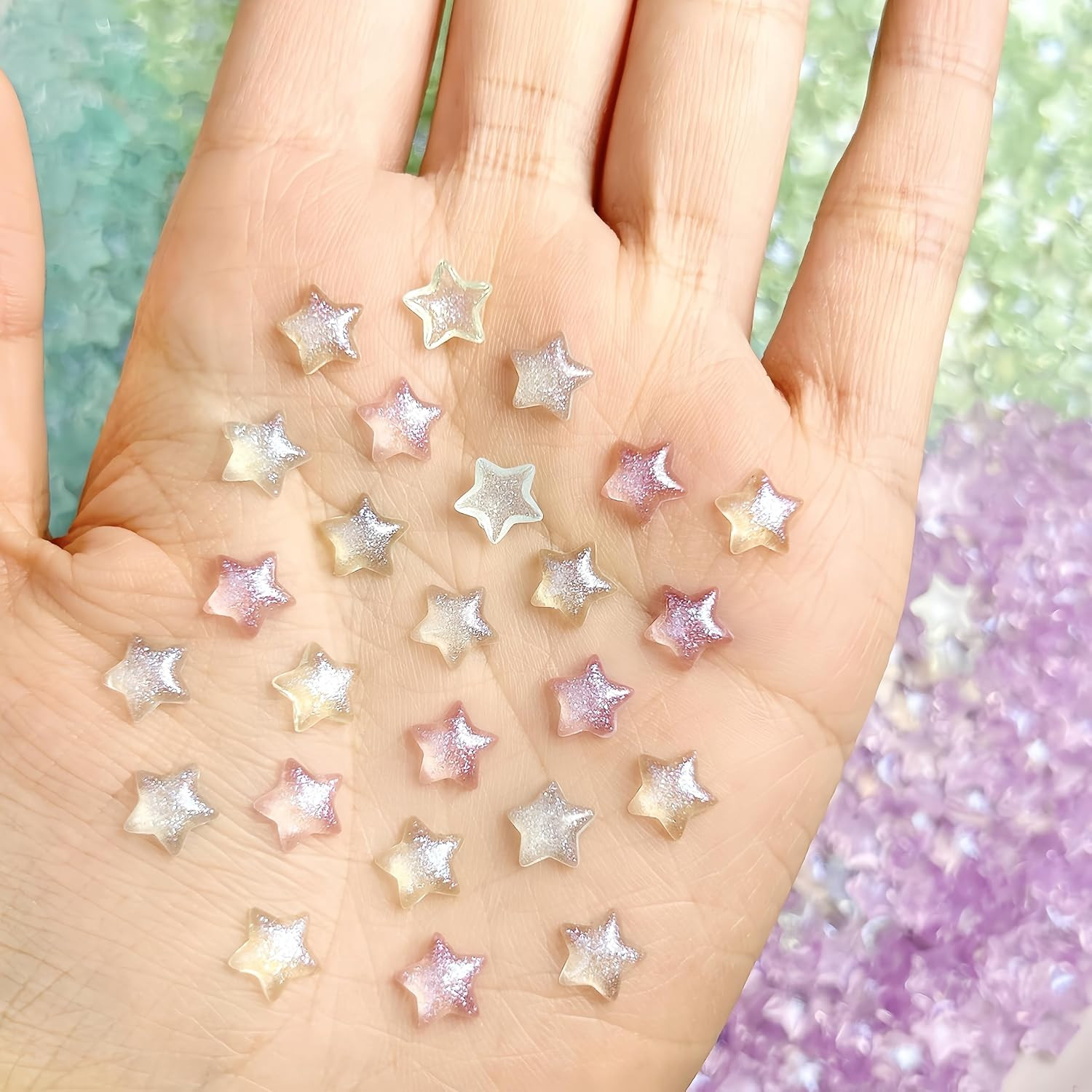 70PCS 3D Silver Bowknot Rhinestones Nail Art Charms Metal Bowknot Nail Rhineston