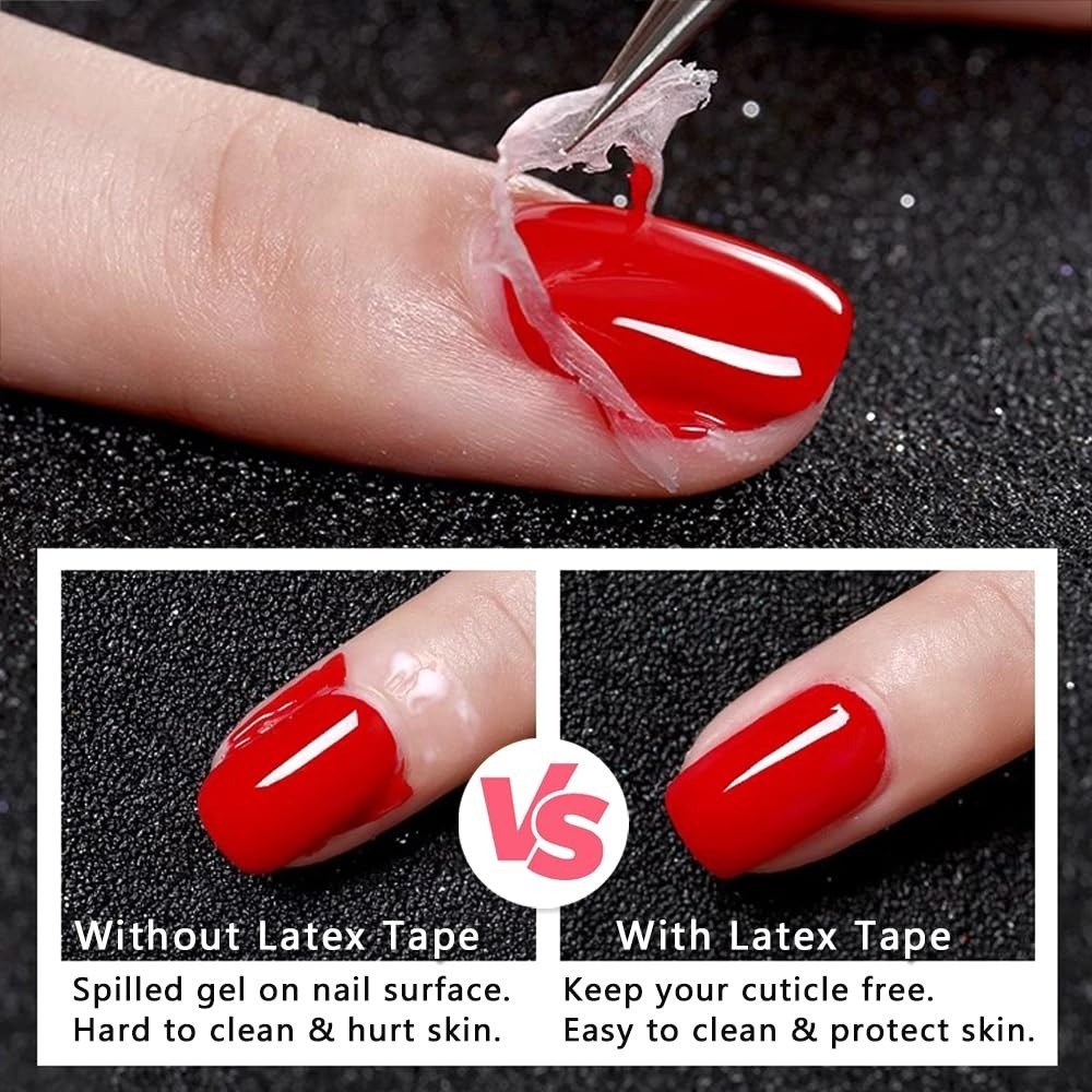 Liquid Latex Tape Peel Off Nail Cuticle Guard Skin Barrier Protector for DIY