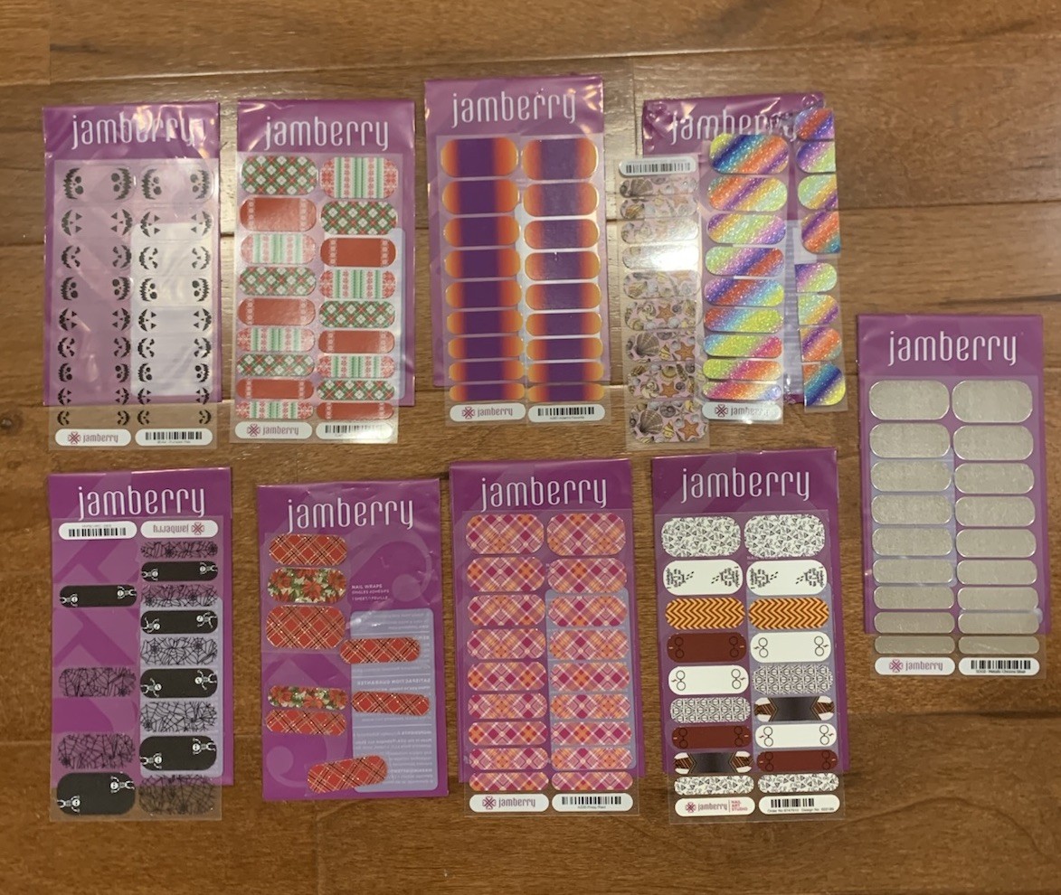Jamberry Nail Wraps Lot Harry Potter, Halloween, Christmas, Summer FREE shipping