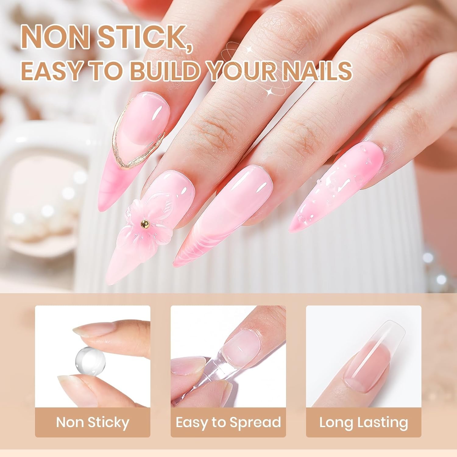 Solid Builder Gel for Nail Extensions