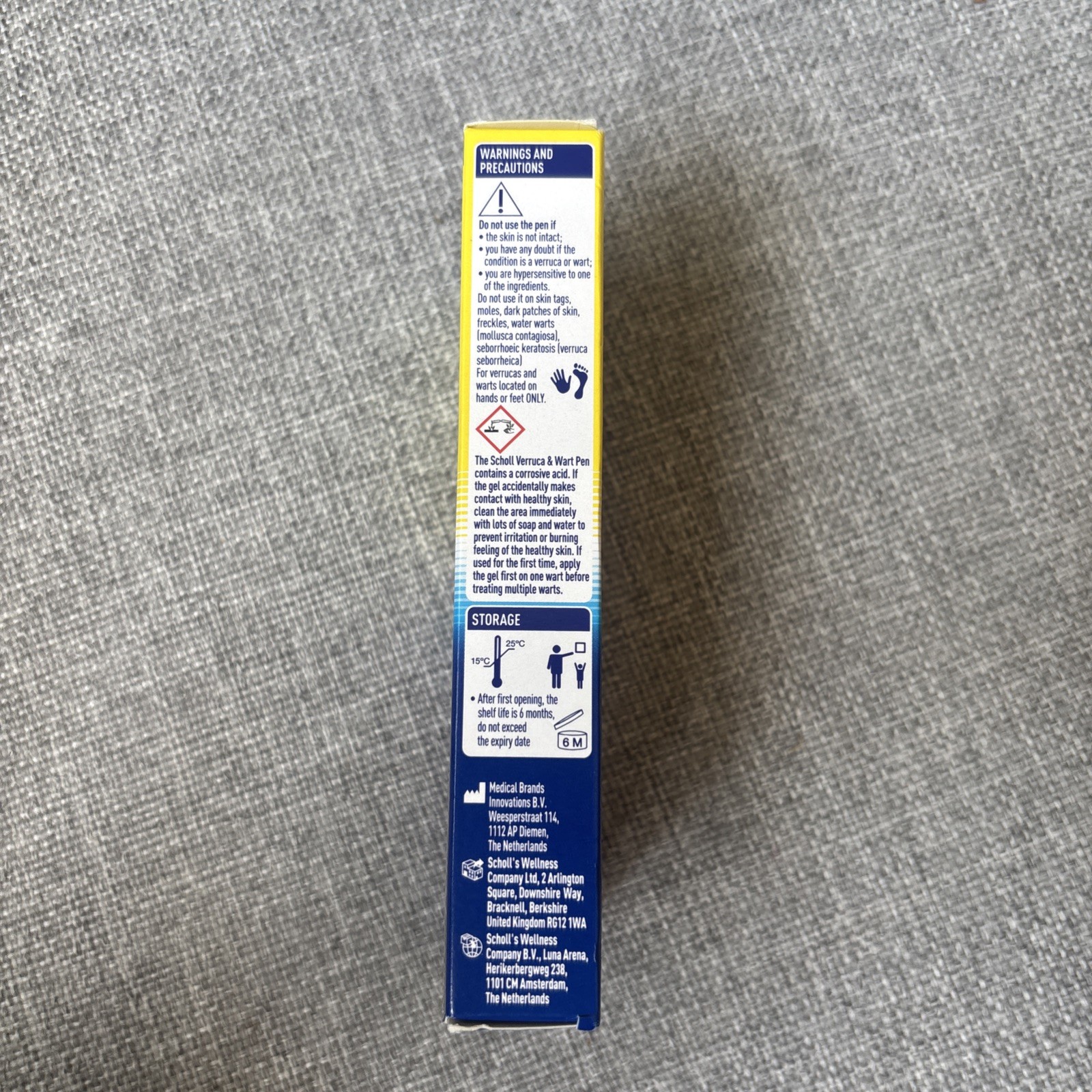 SCHOLL Verruca & Wart Treatment Pen 2g | Easy One Click Precision Applicator