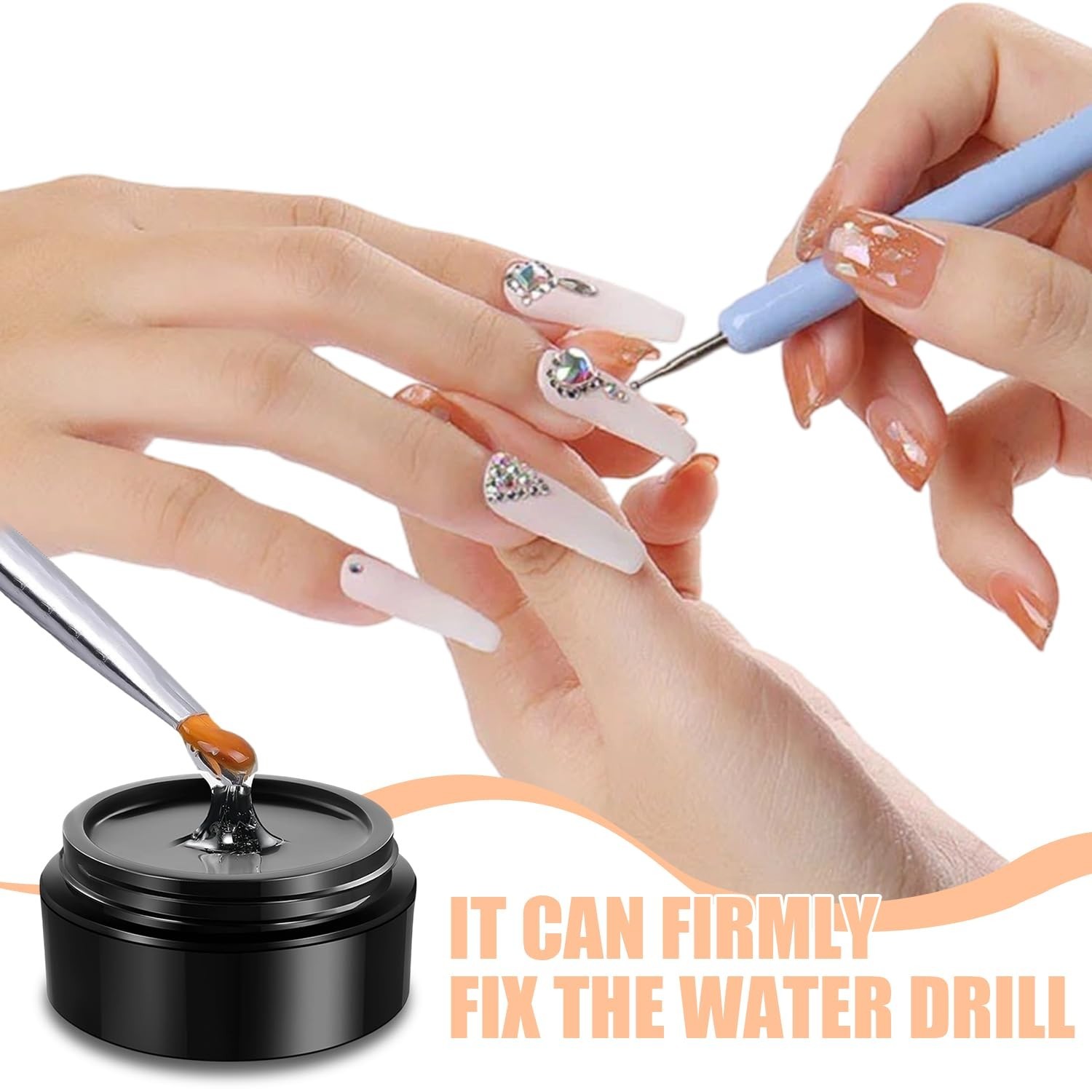 Long-Lasting 3D Nail Art Gel for Jewelry and Crafts – 5ml, No Wipe Needed