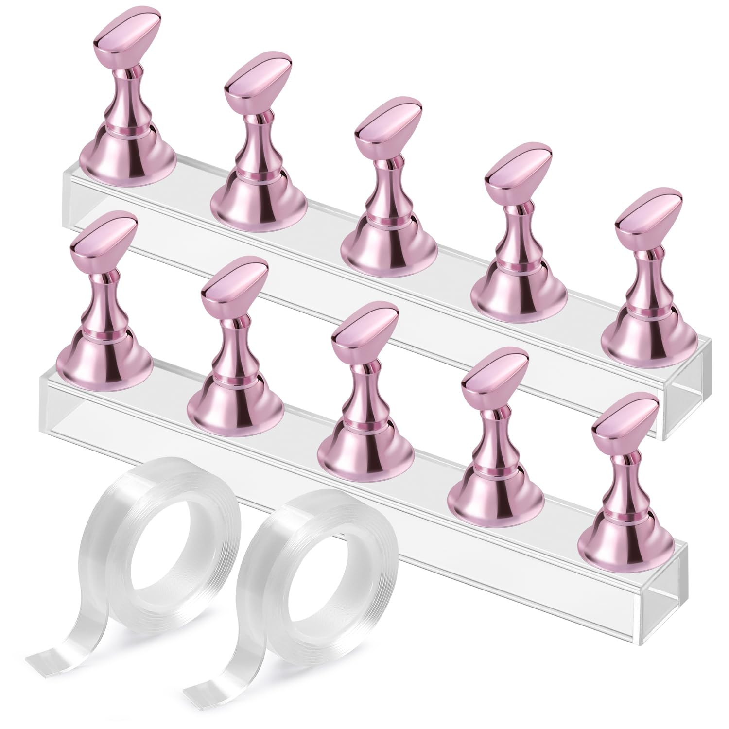 Nail Stand Acrylic Nail Art Display Stand Practice Nail Holder for Painting Nail