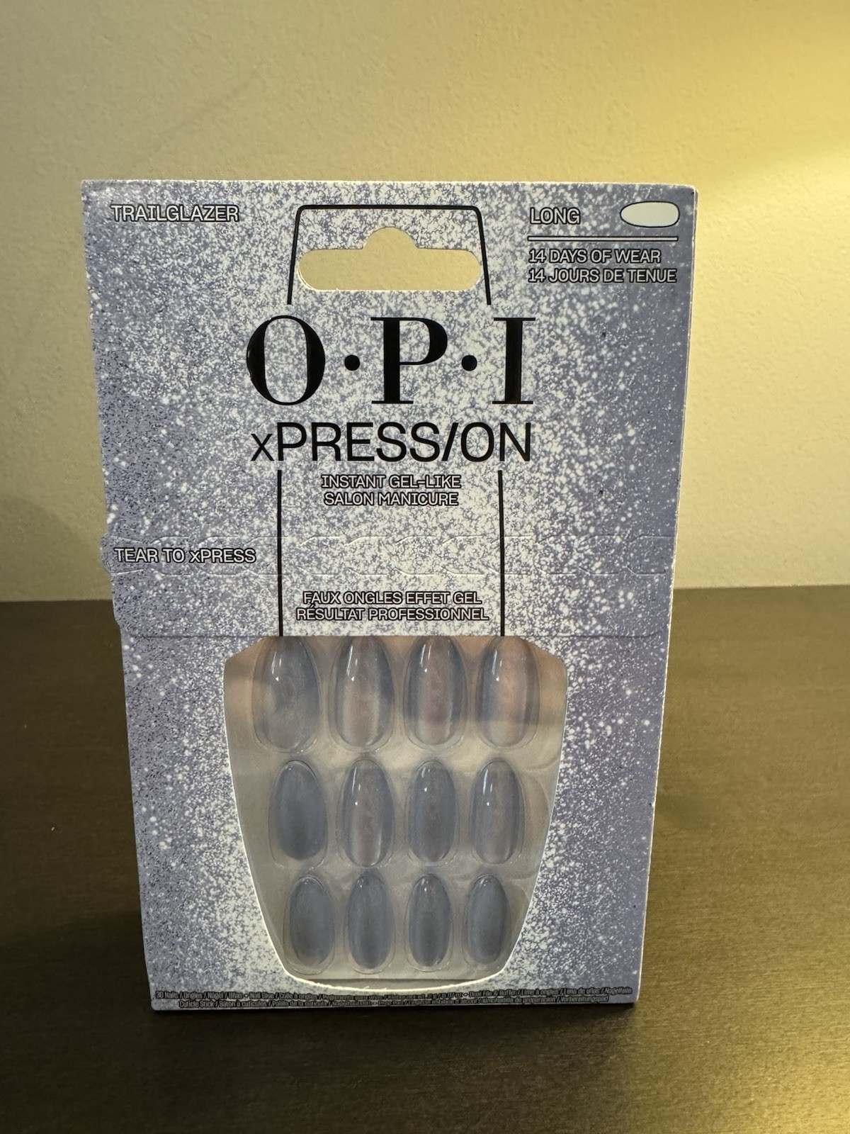 OPI xPRESS/ON Gel Like Press On Nails Trailglazer 30 Nails NIB