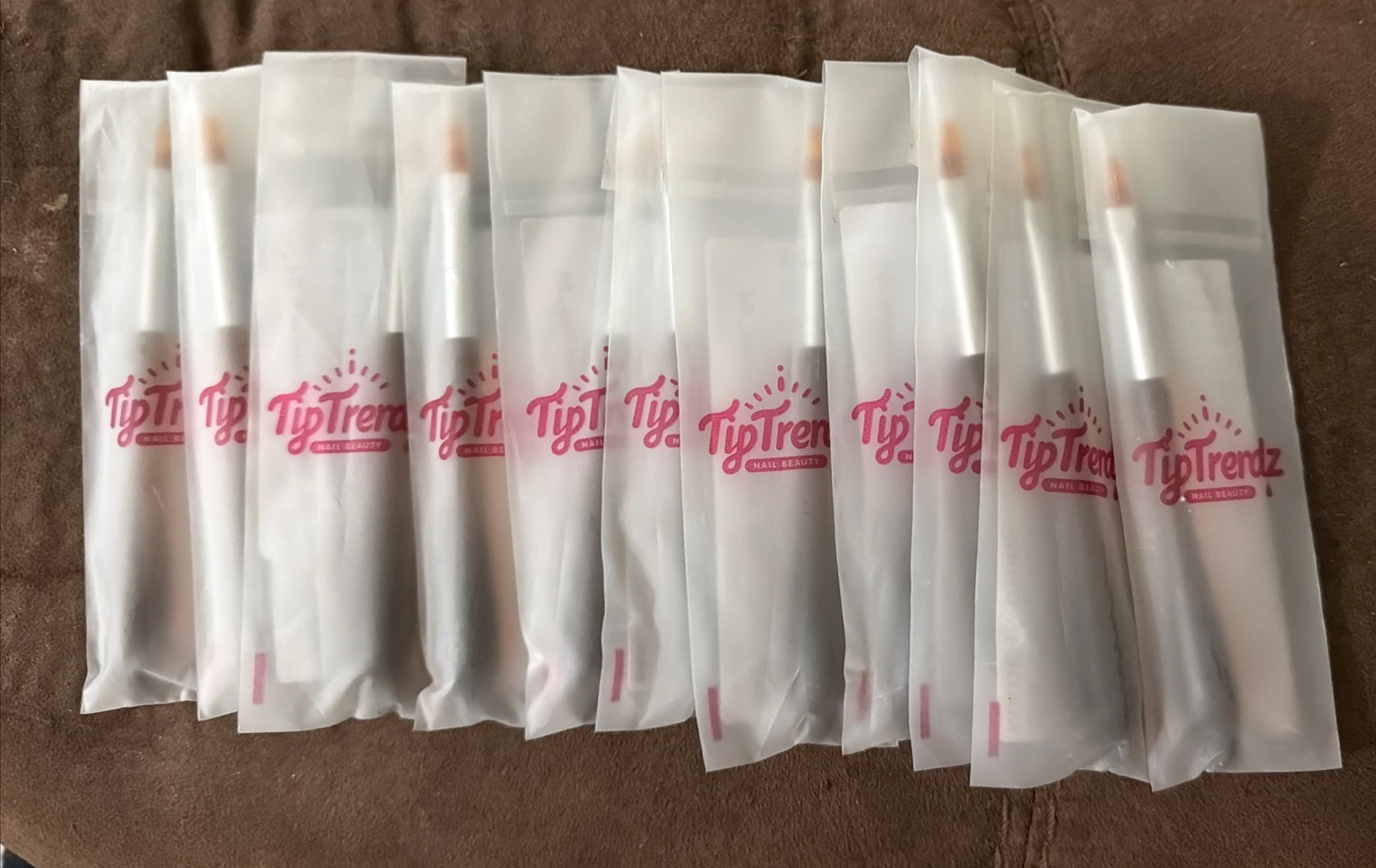 Lot (11) New TipTrendz Nail Art Brush, 04 Scanning Pen for Glitter Accents (aa)