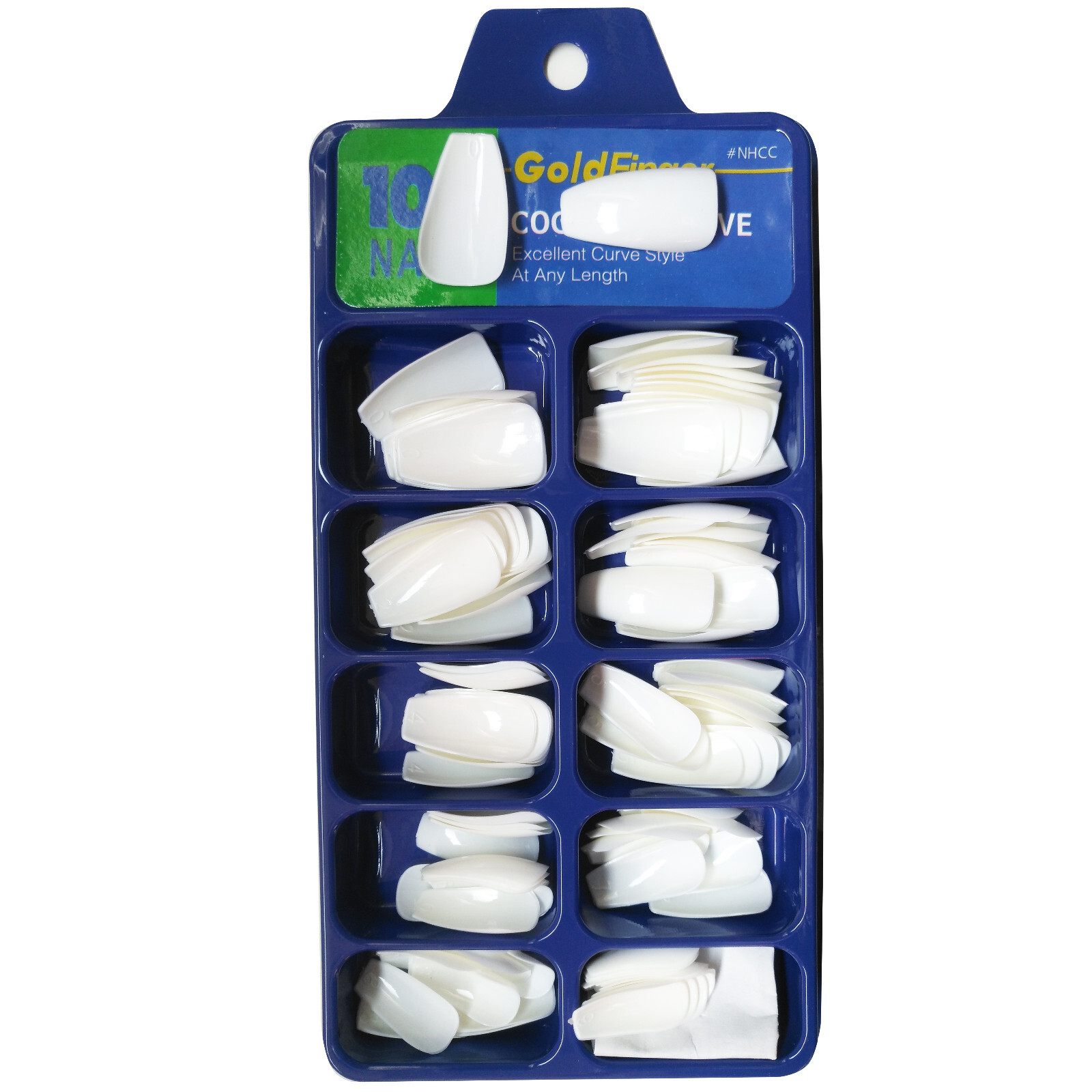 100pcs Acrylic French Nail Tips Clear/Natural/White For Nail Art