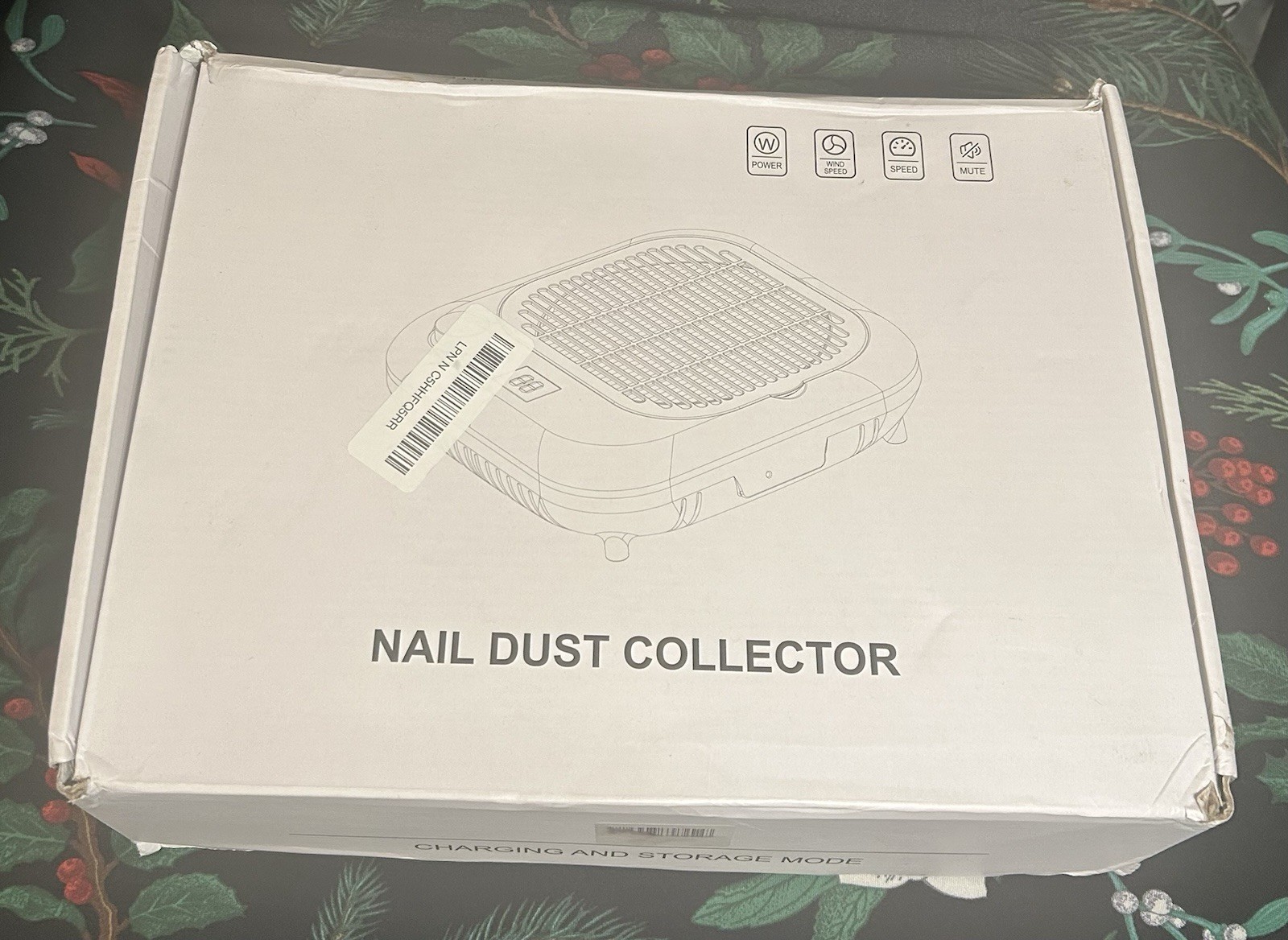 Professional Nail Dust Collector with Powerful Suction and Adjustable Modes
