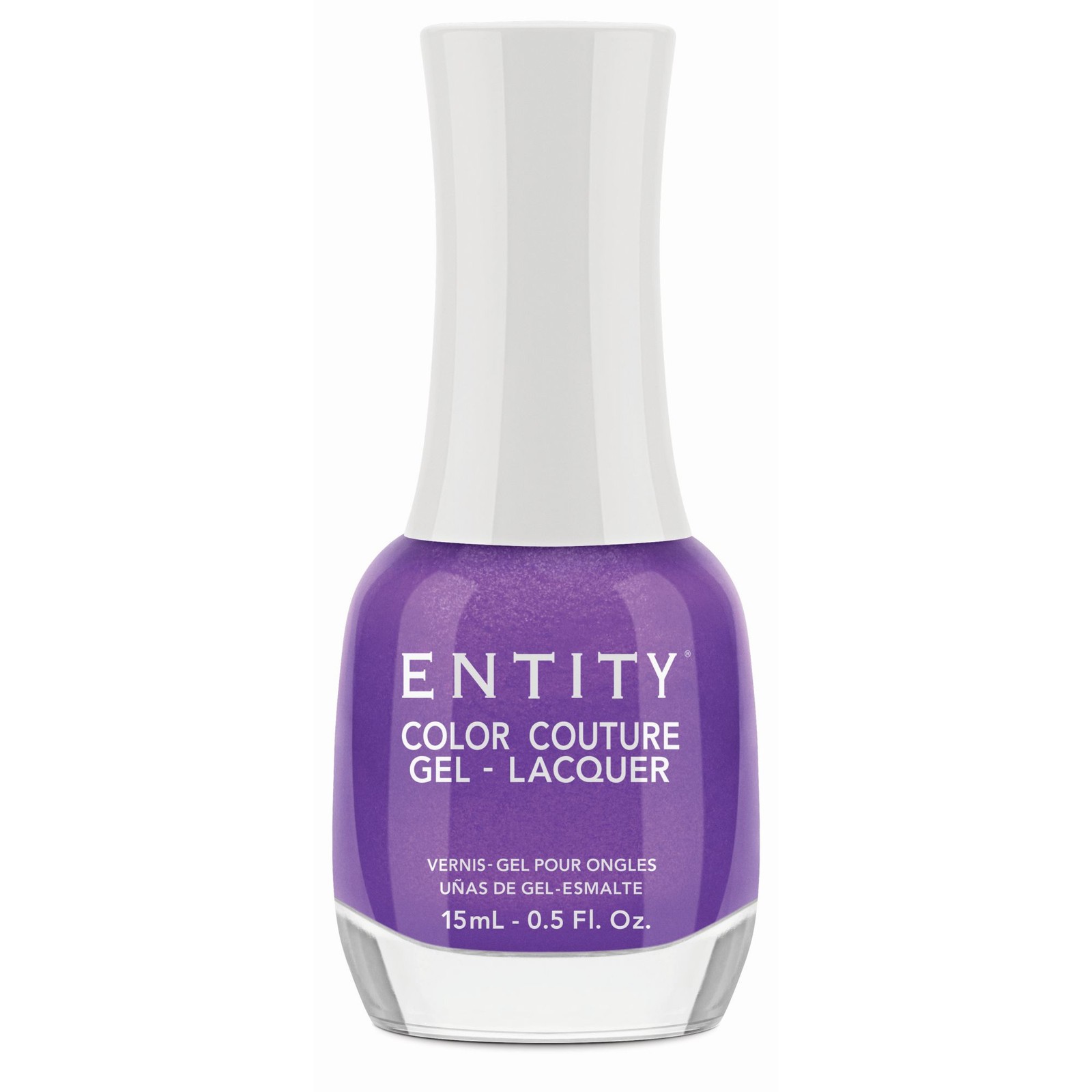 Entity Extended Wear Hybrid Gel-Lacquer “Elegant Edge” – Dark Purple Shimmer